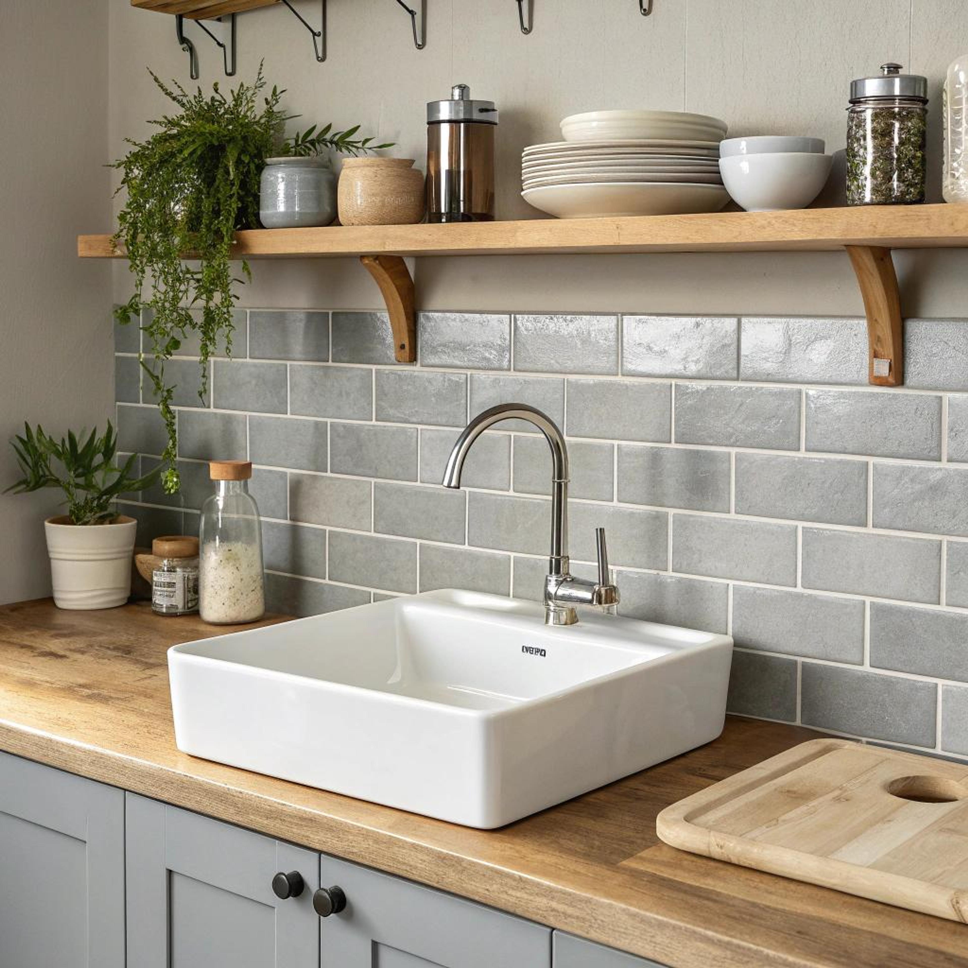 Grijze zellige als blikvanger