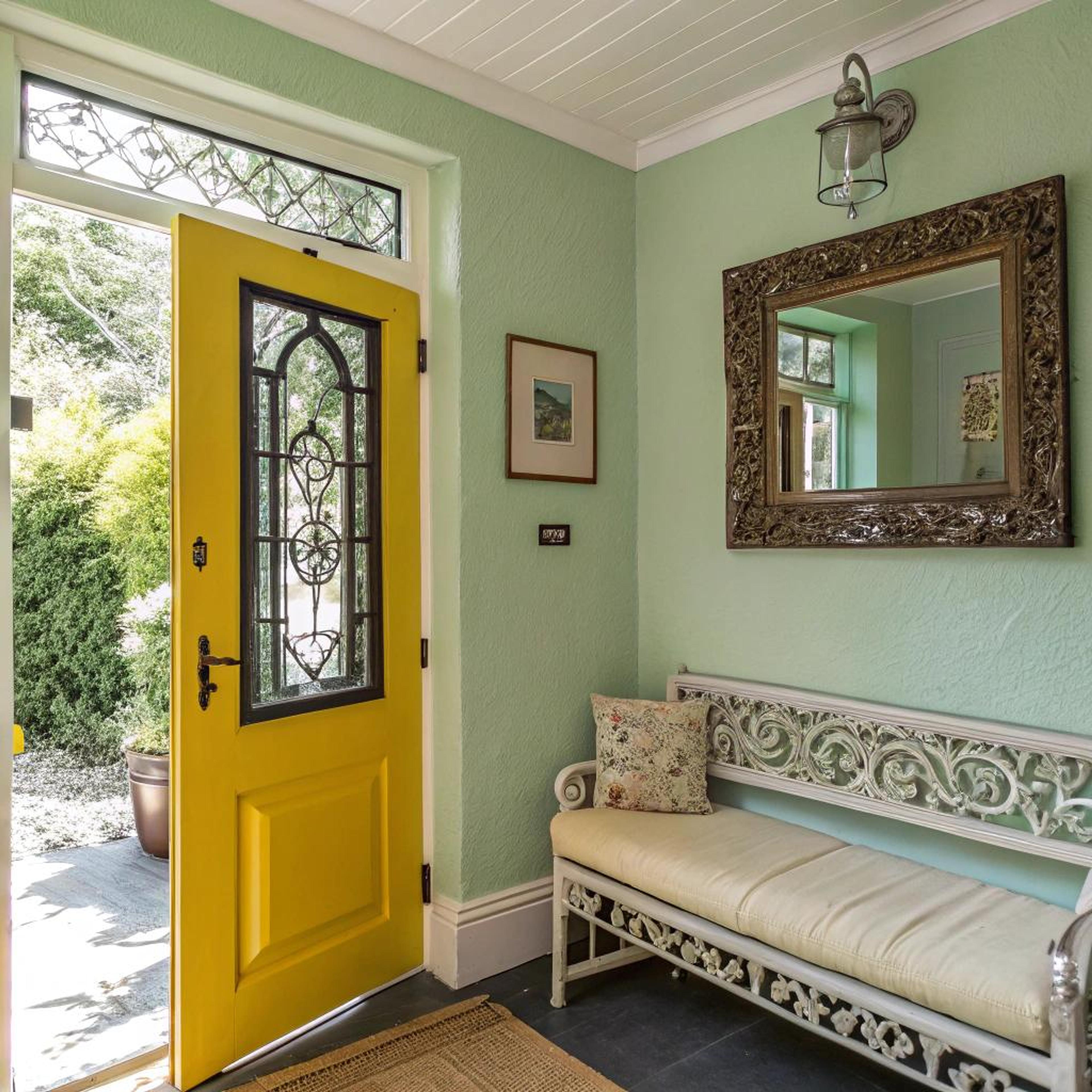 Geel kleuraccent als binnenkomer