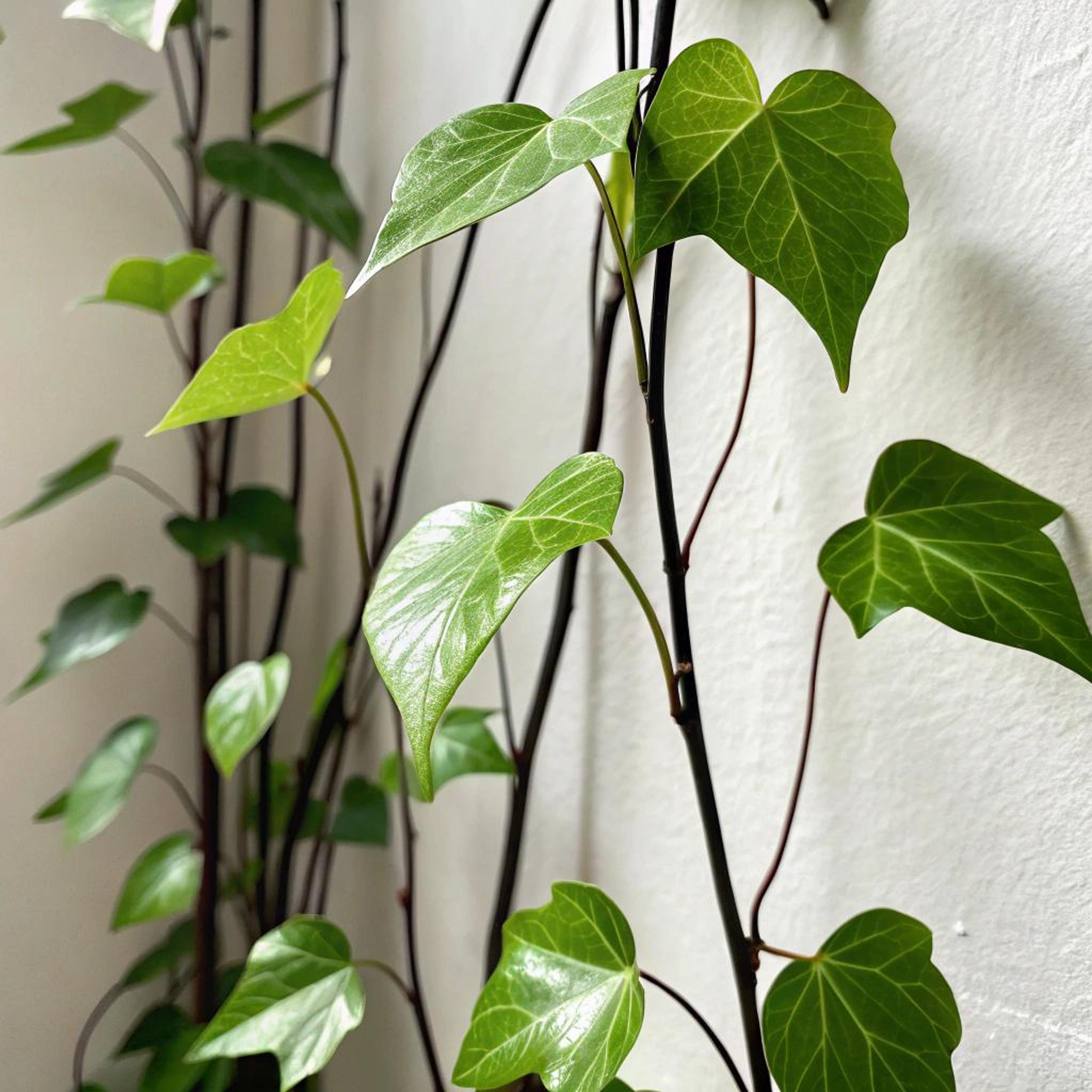 Glanzend groen tegen wit