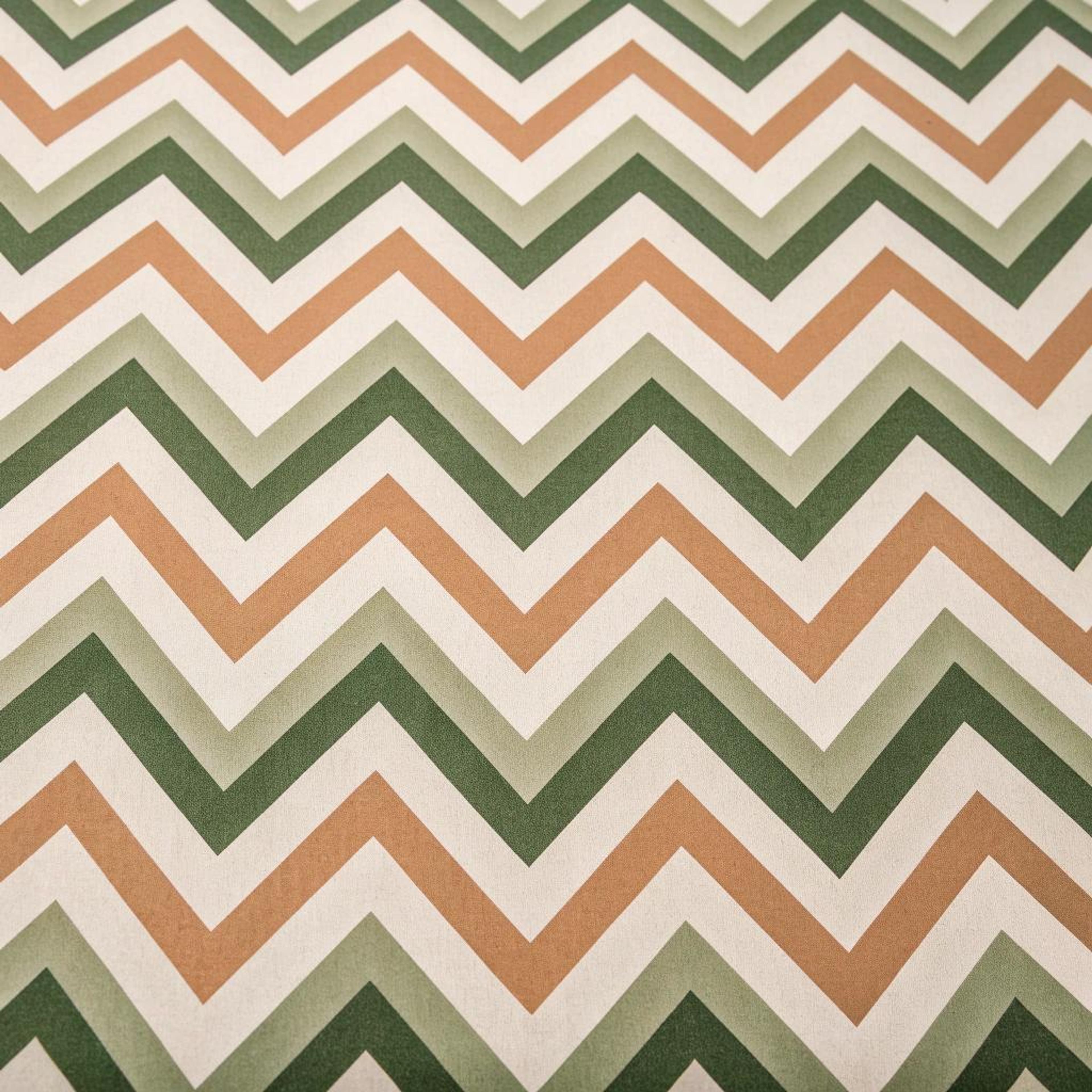 Aardetinten in chevronpatroon