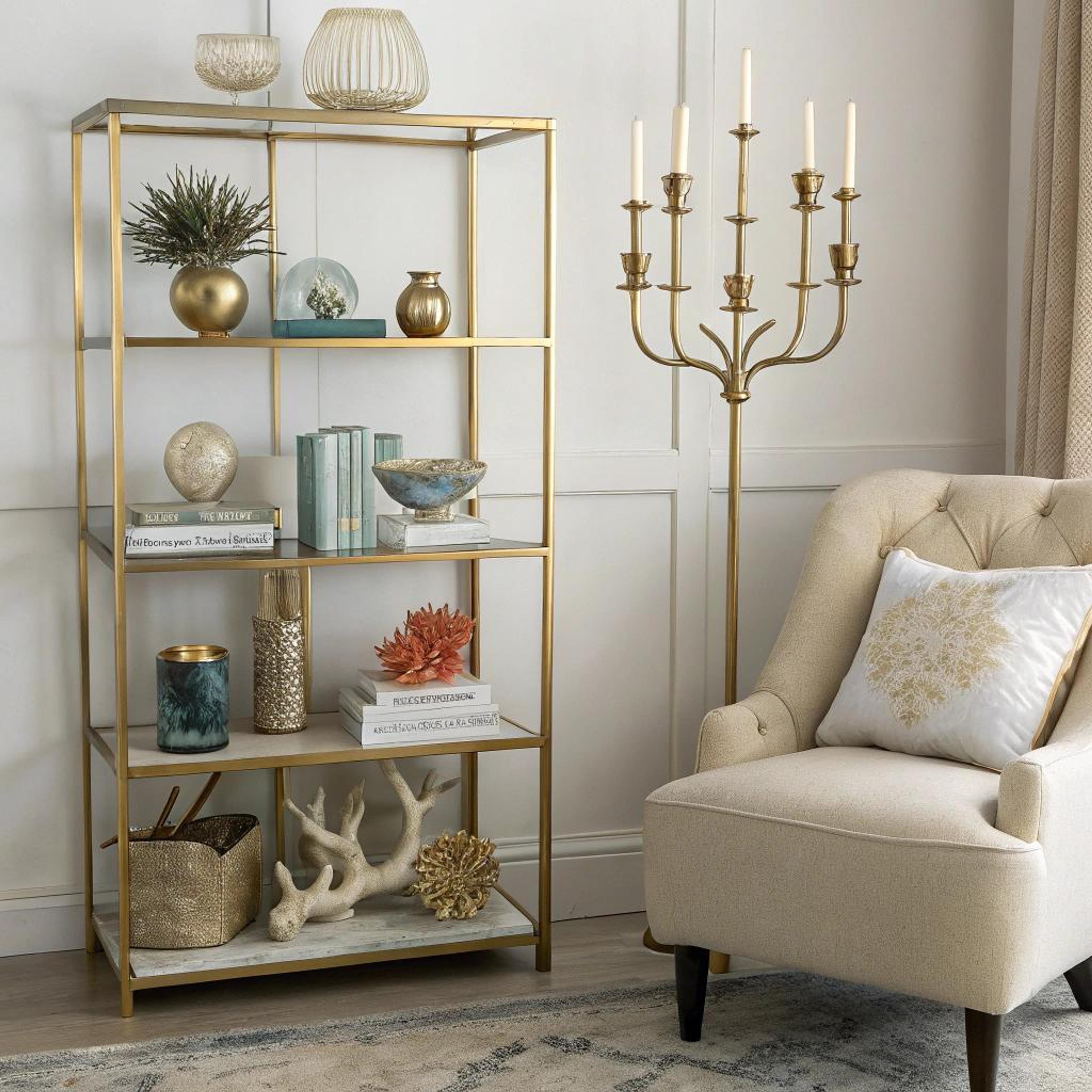 Elegante mix op etagère
