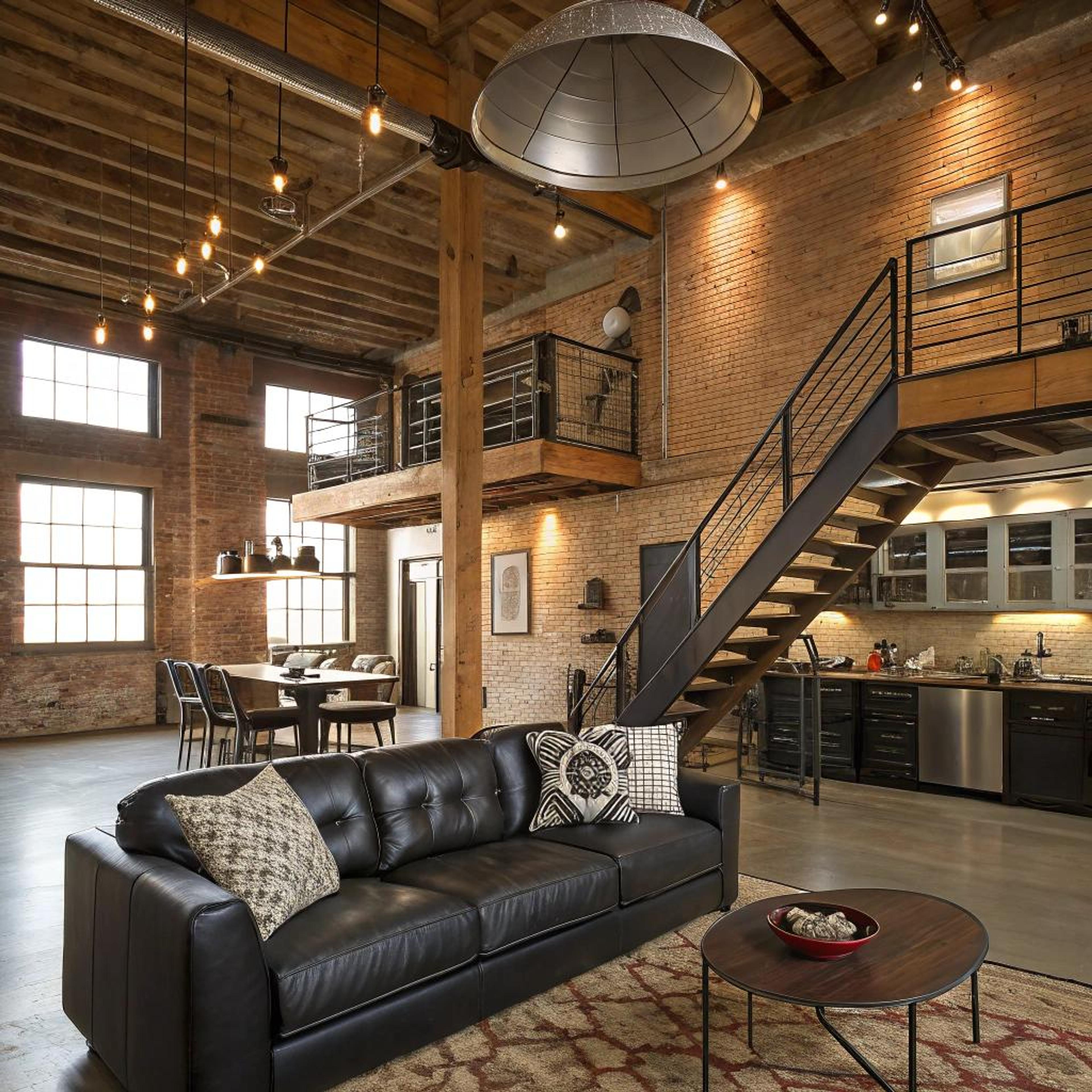 Zichtlijnen door open trap