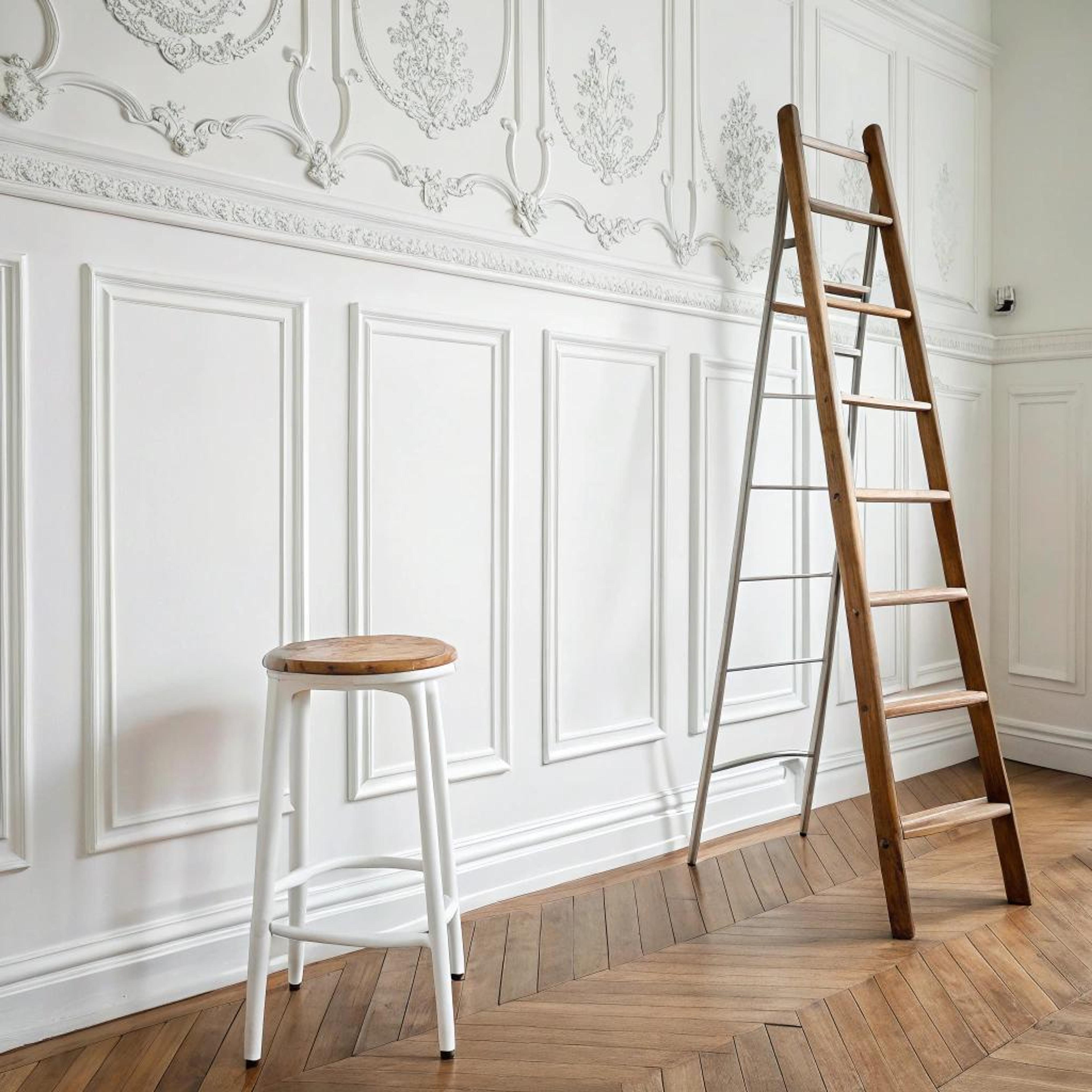 Rustiek accent op lambrisering