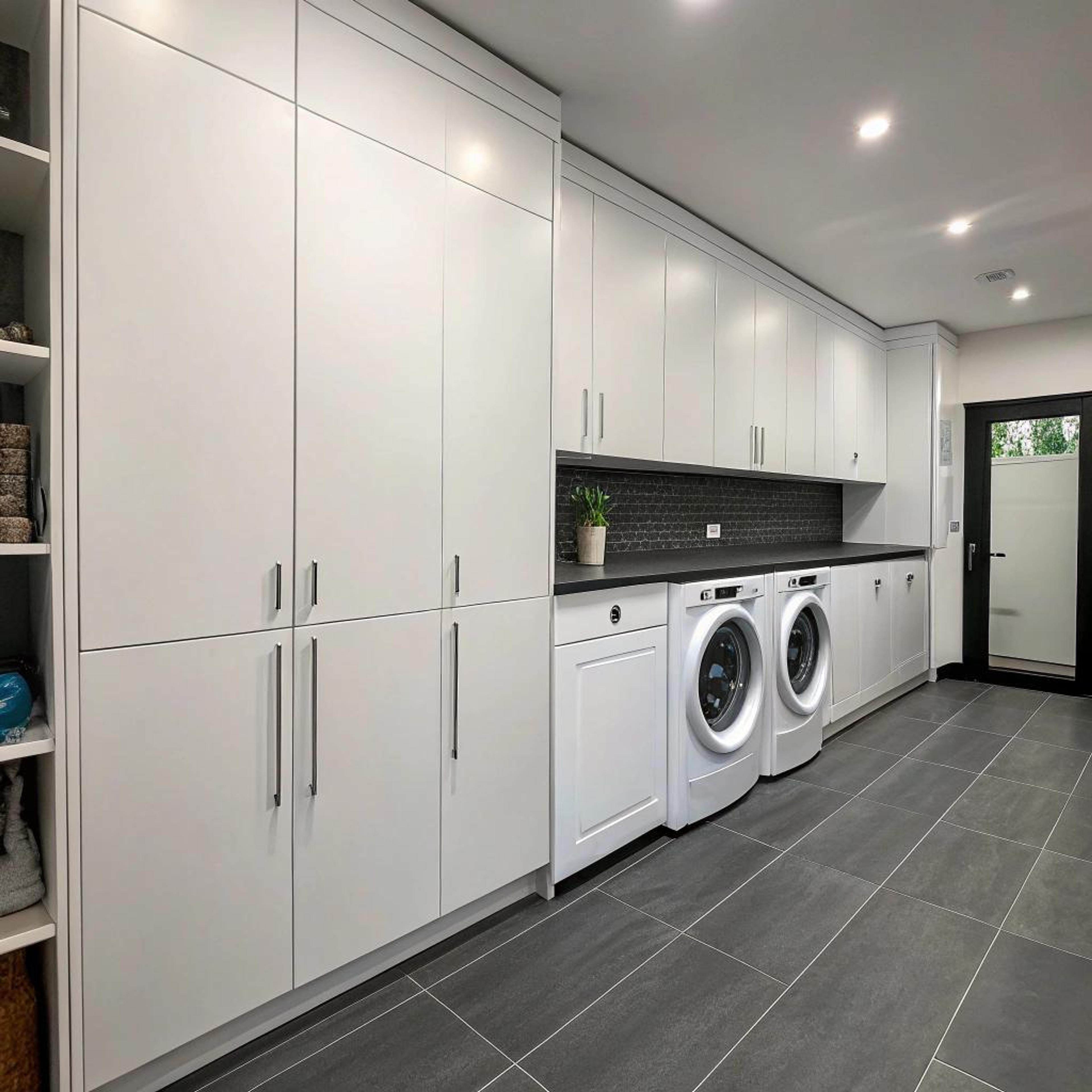 Strakke lijnen in de berging