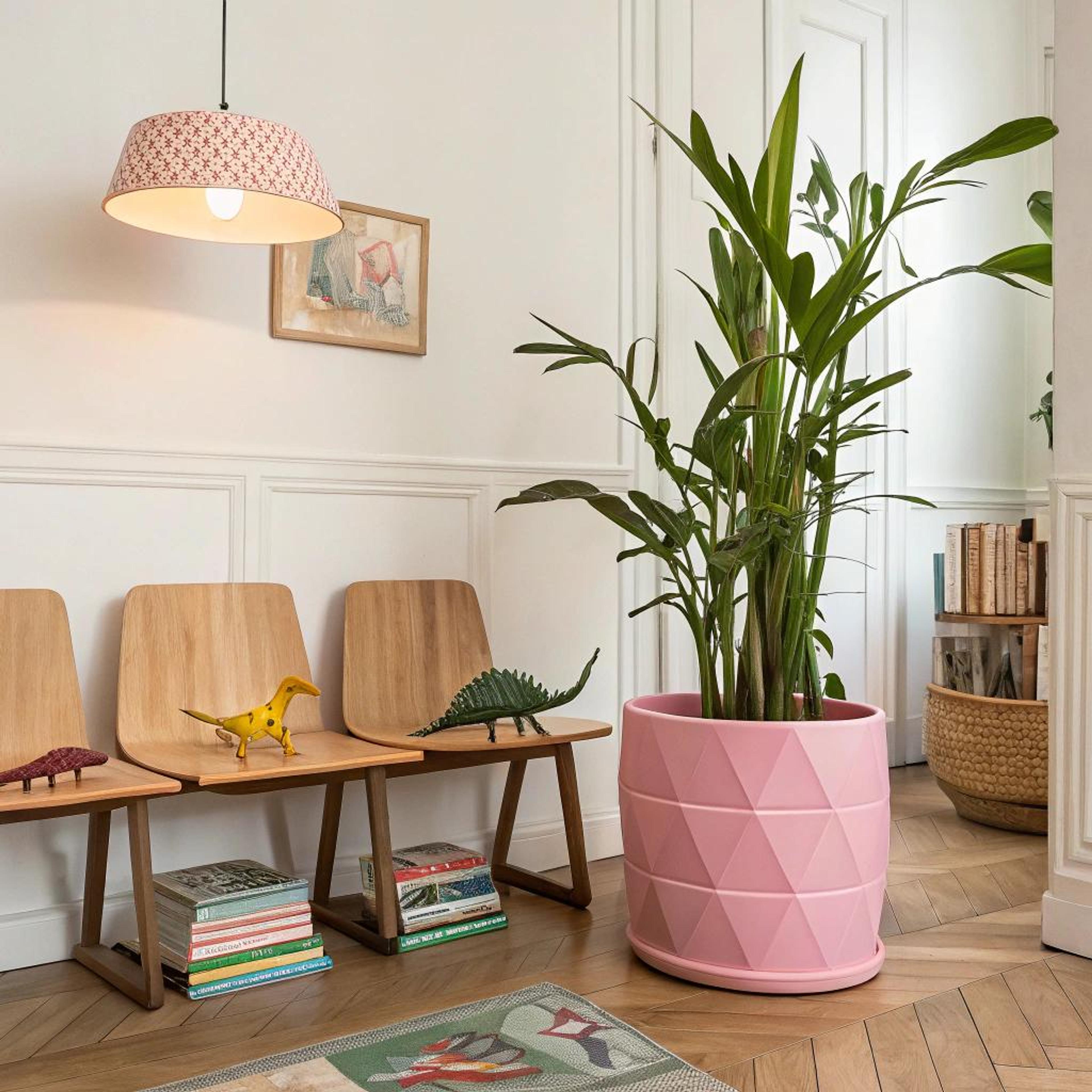 Gezellige speelhoek met kleuraccenten