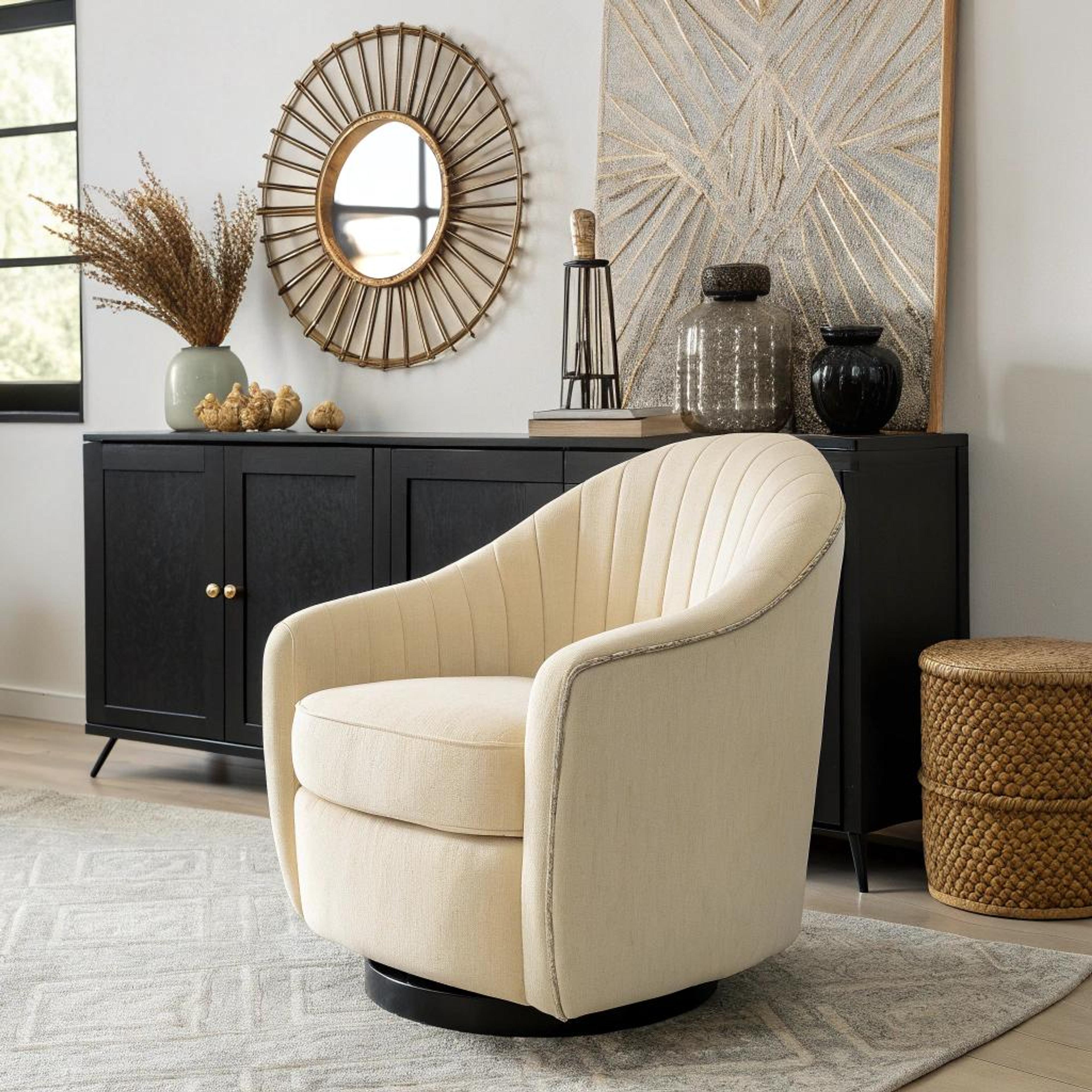 Chique draaifauteuil in luxe sfeer