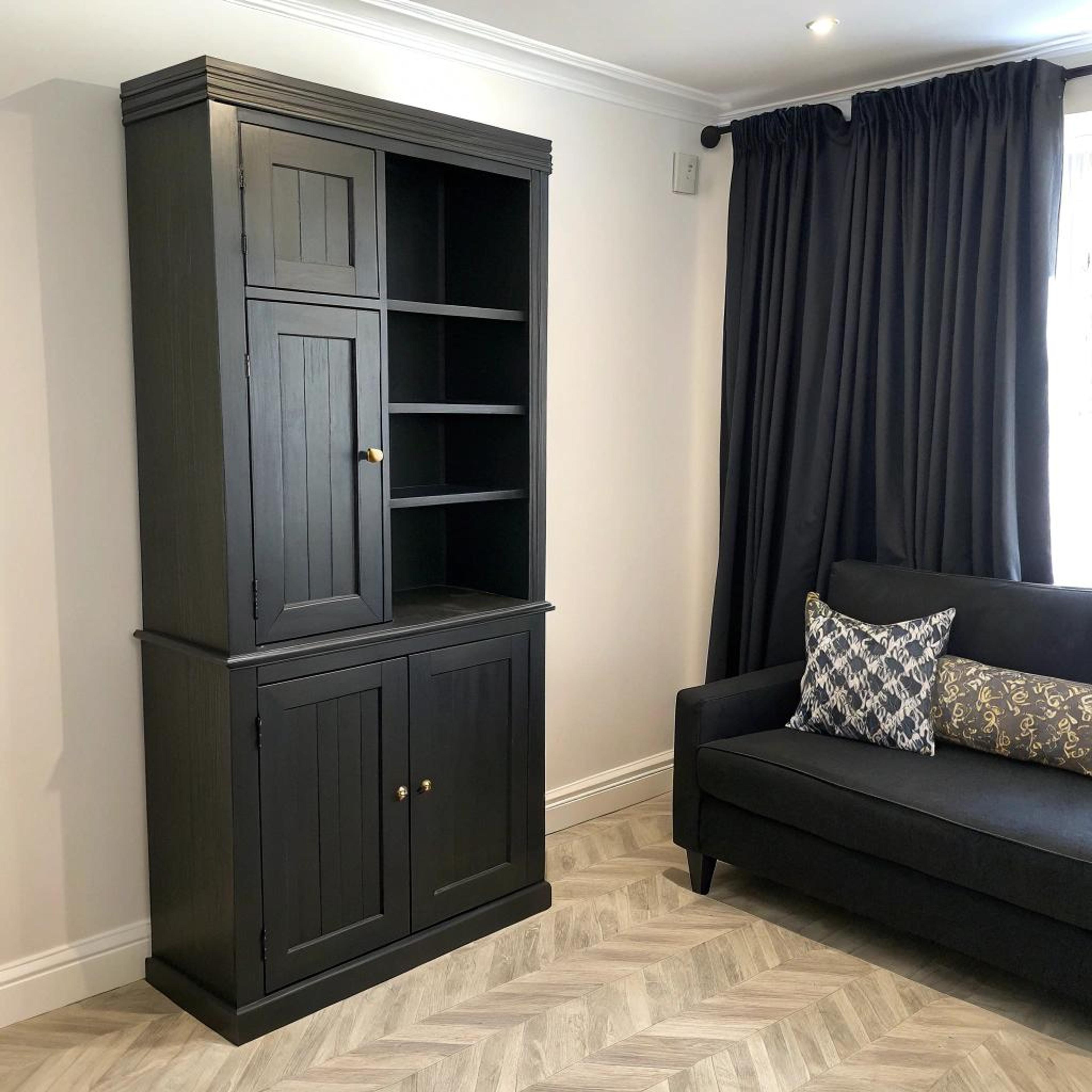 Zwarte kast als statementstuk