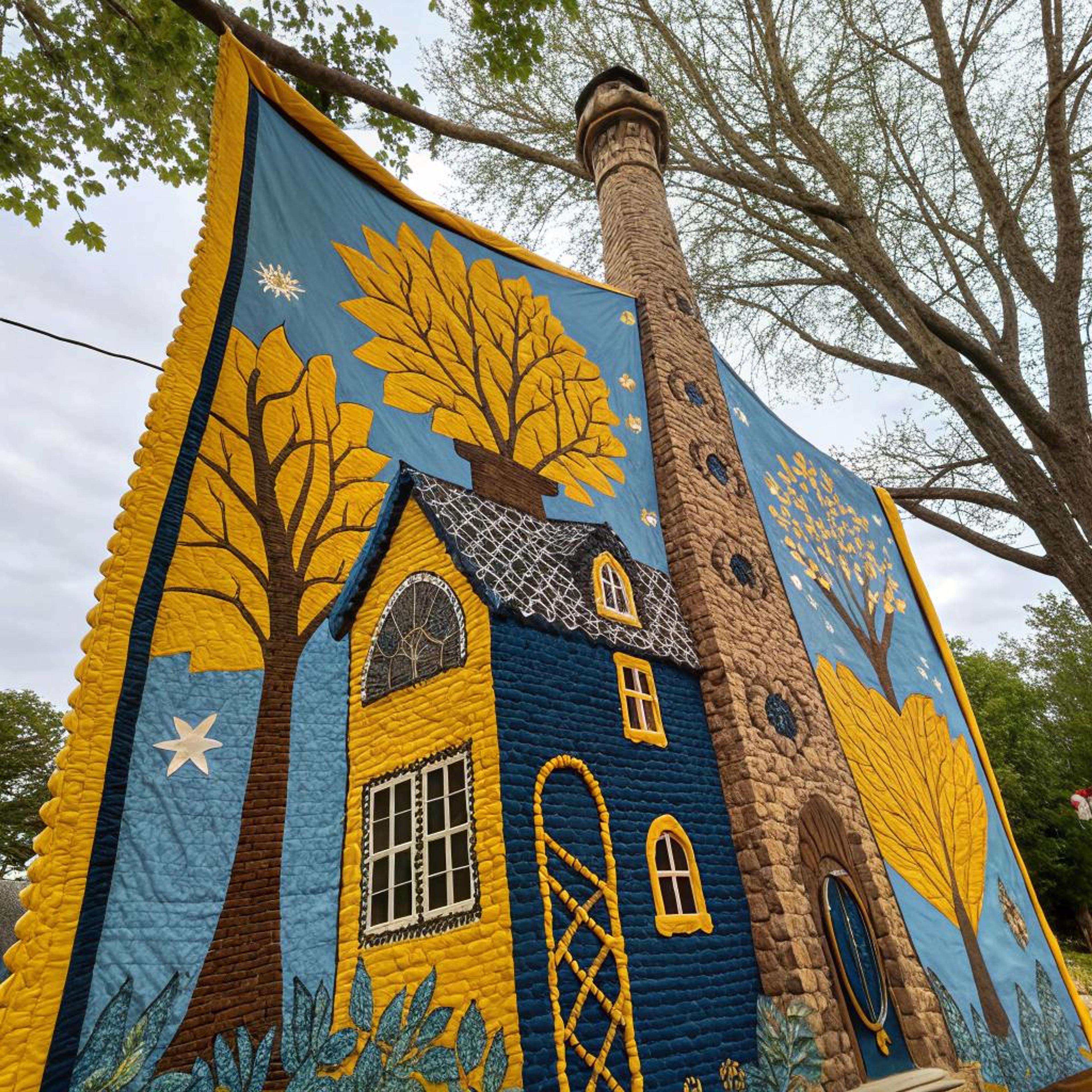 Sprookjesachtig vlechtwerk met kleur