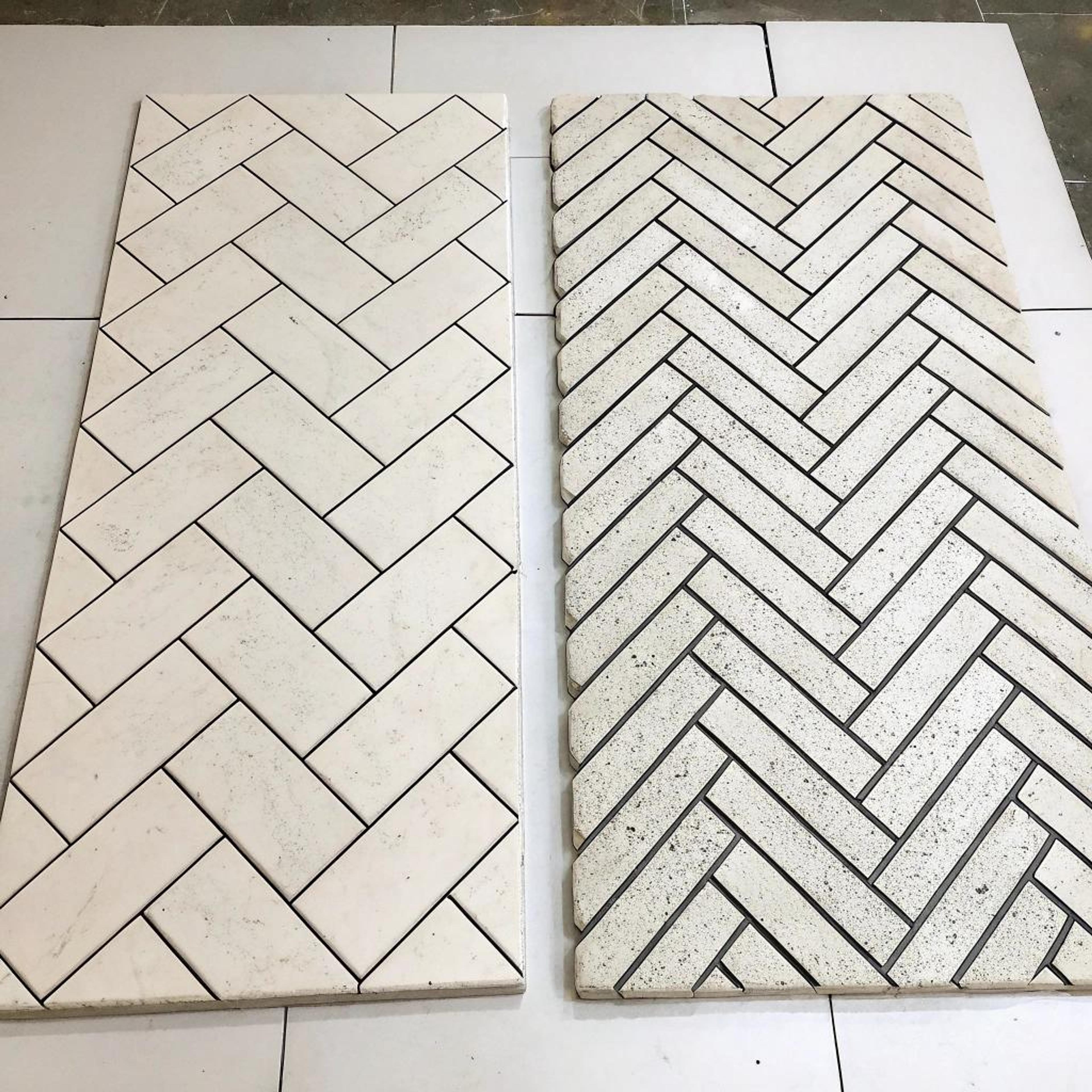 Visgraat met subtiel kleurverschil