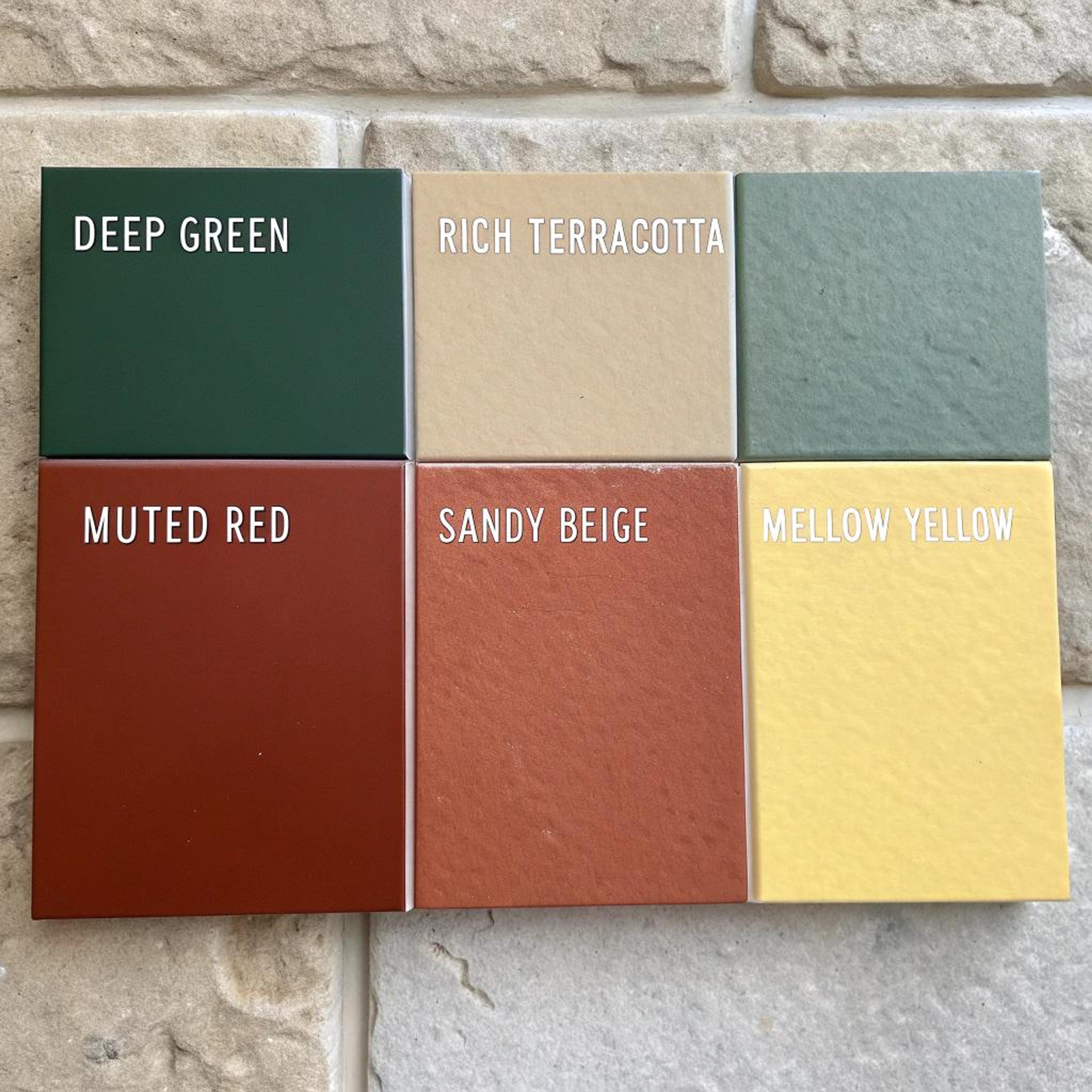 Tegels in herfstpalet