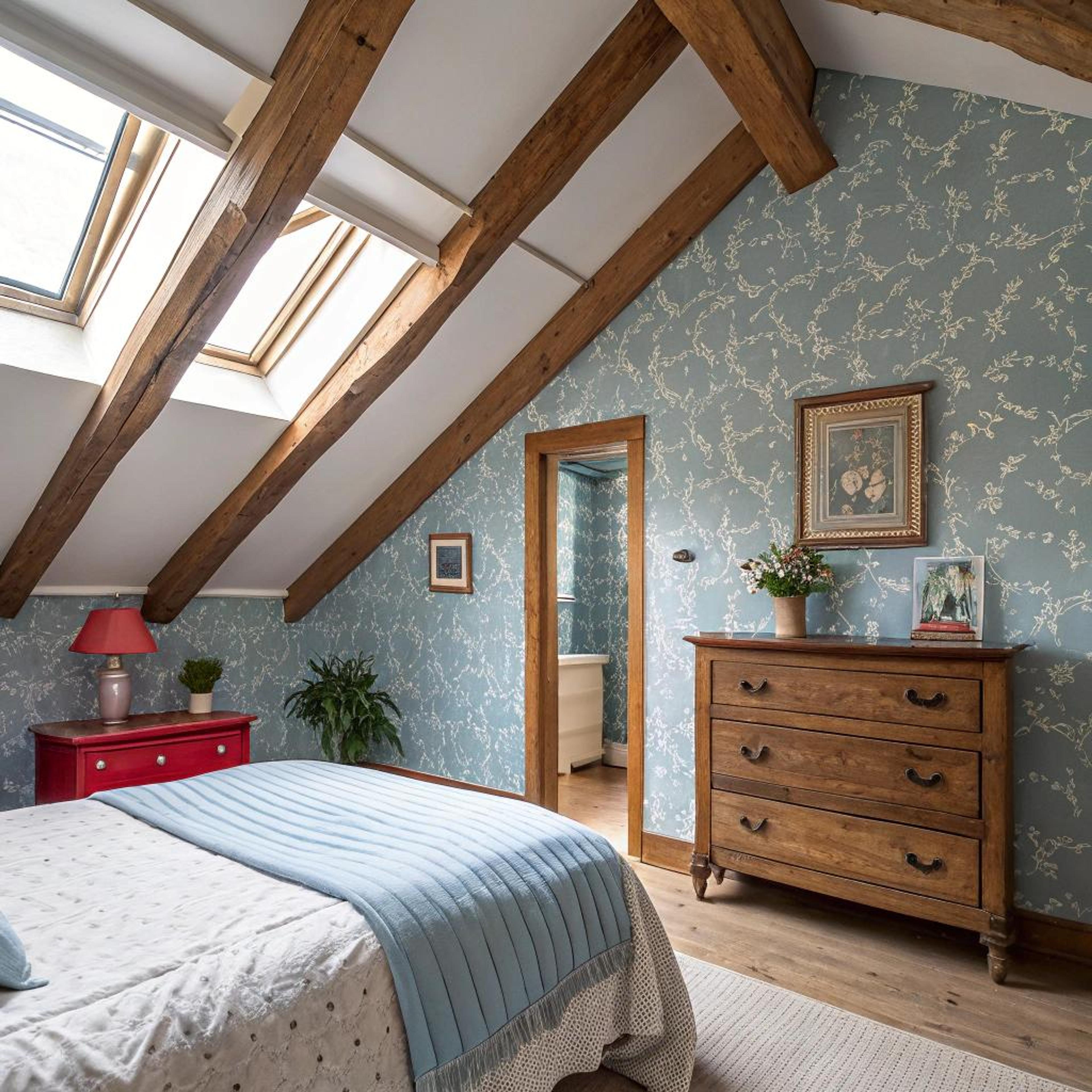 Klassieke charme met bloemenbehang