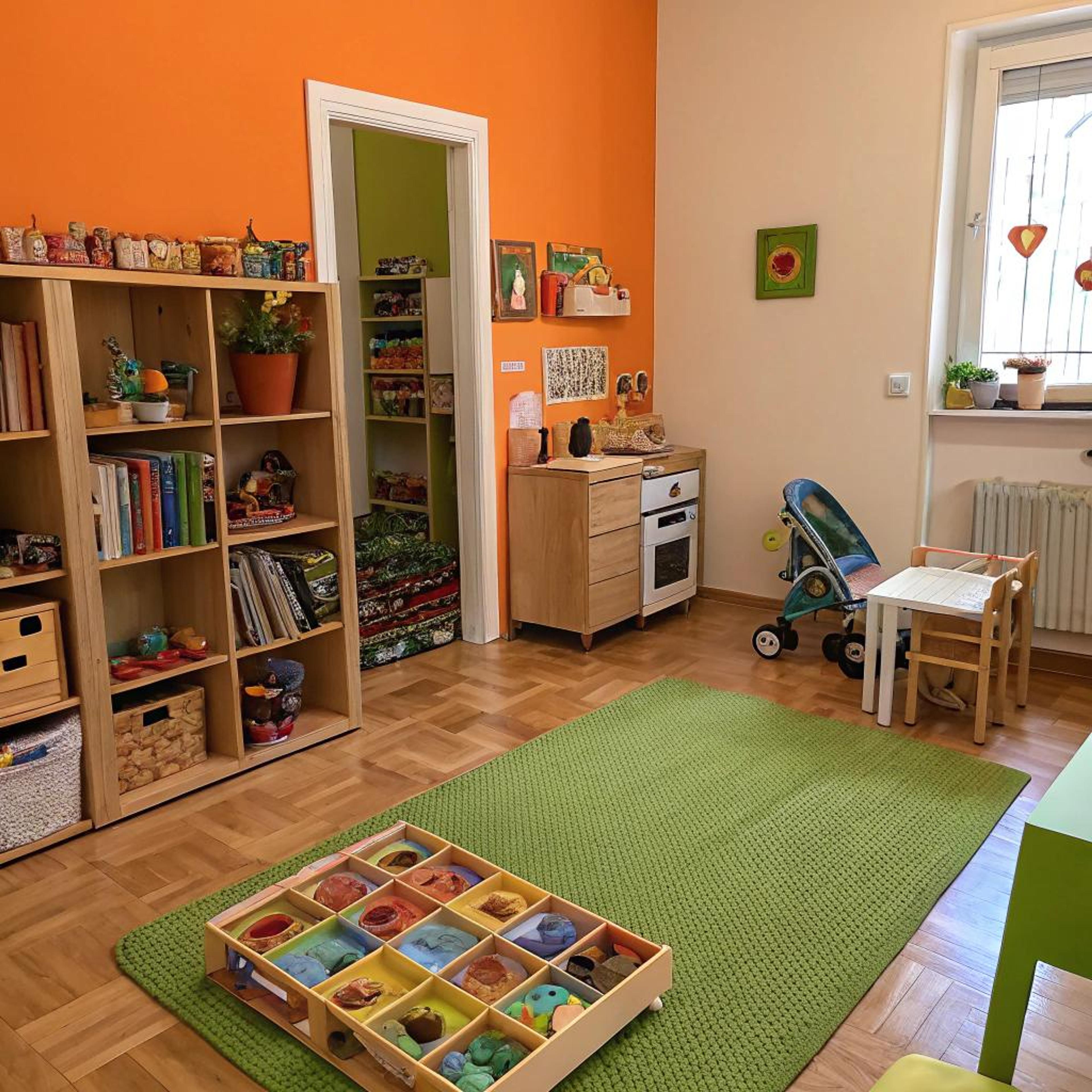 Oranje muur voor energie