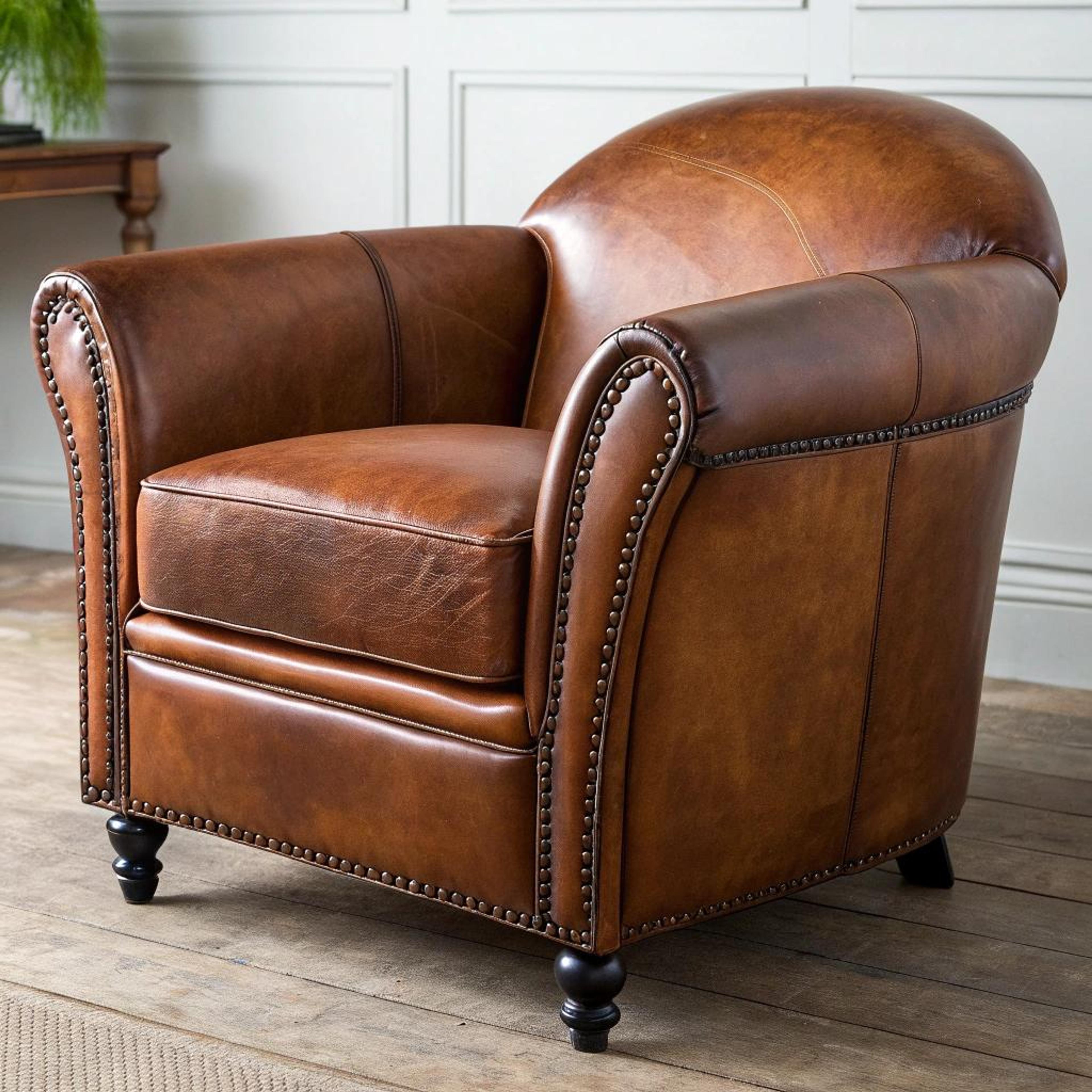 Warme tinten met clubfauteuil