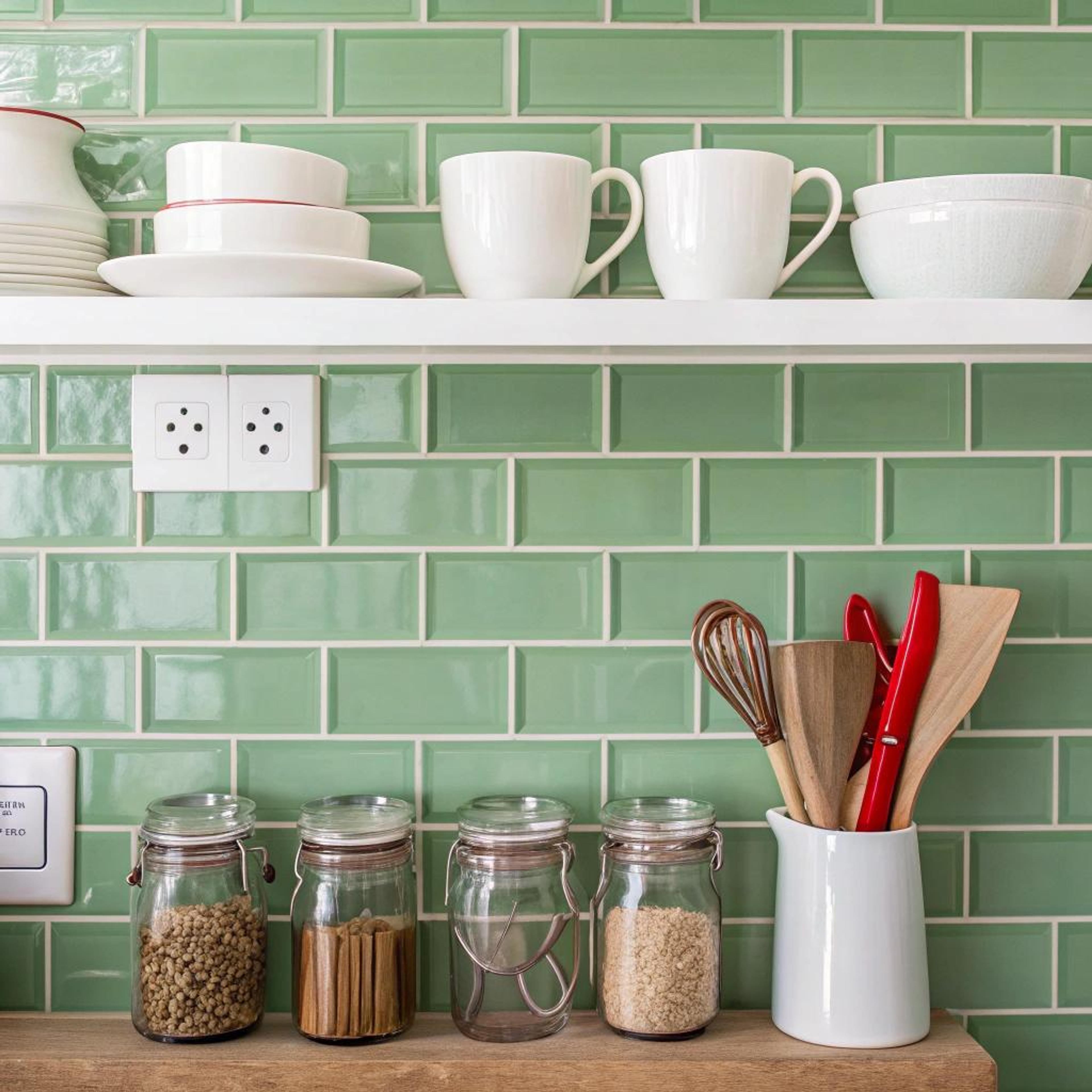 Frisse zellige met witte accenten