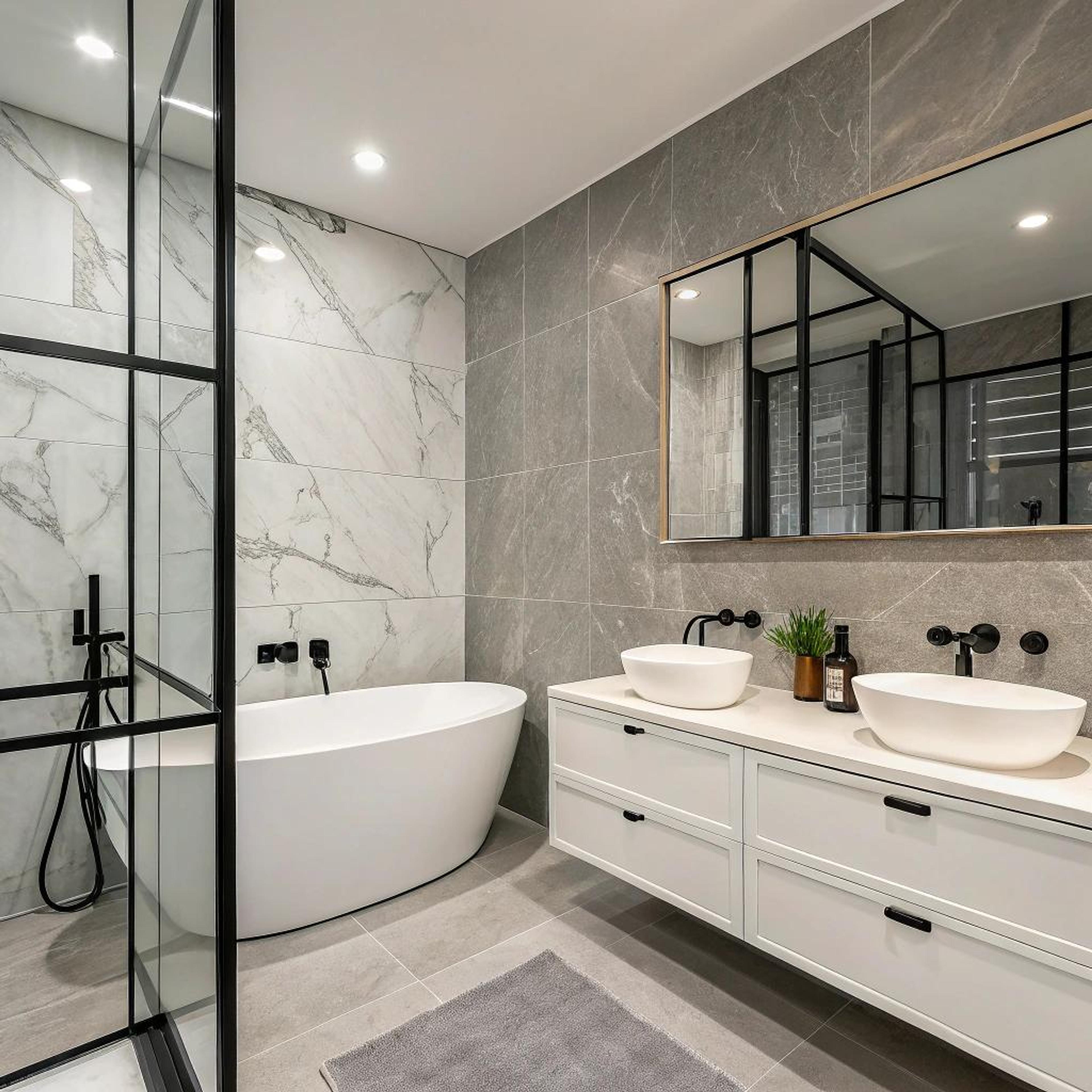 Minimalistisch met visgraatvloer