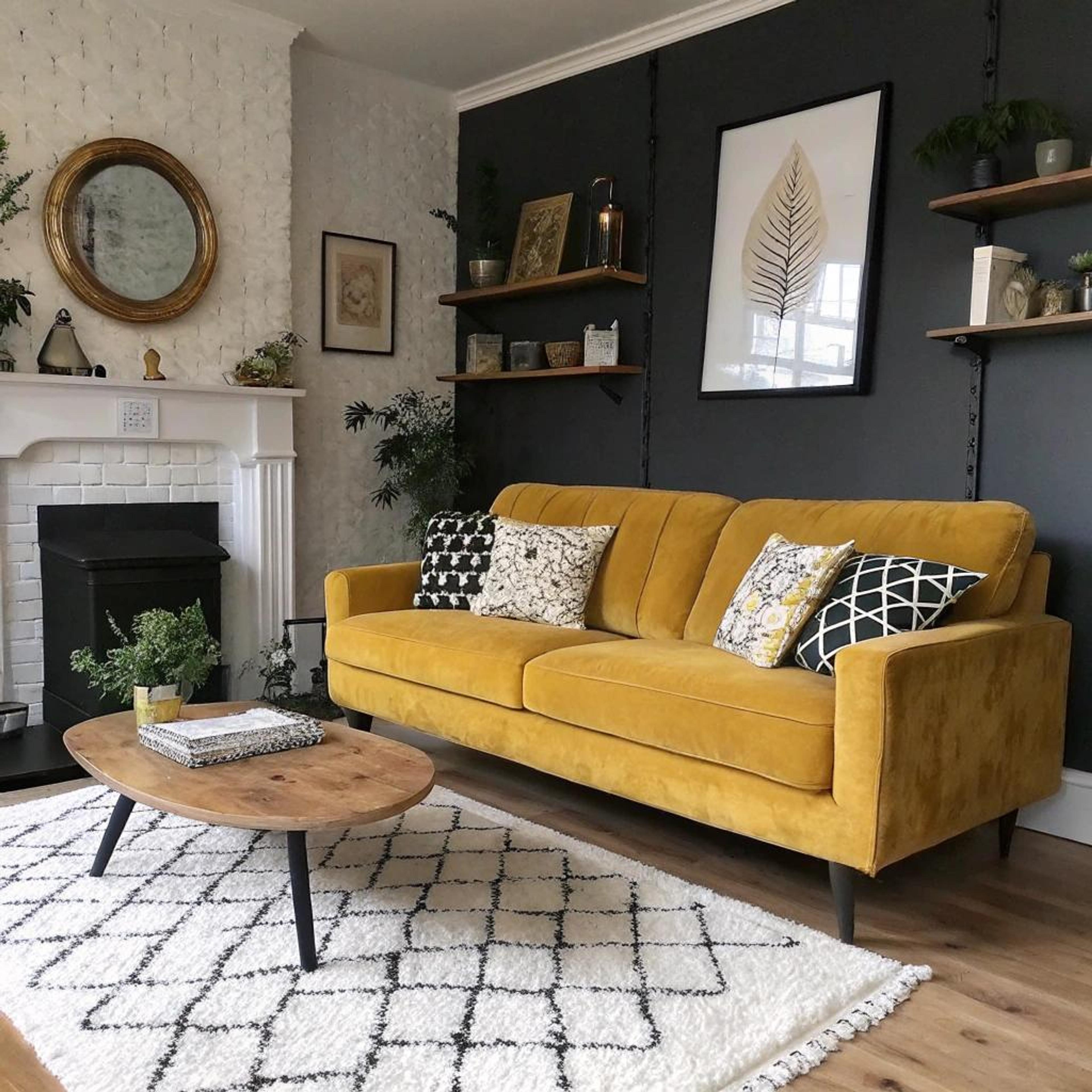 Mosterdgeel als vintage statement