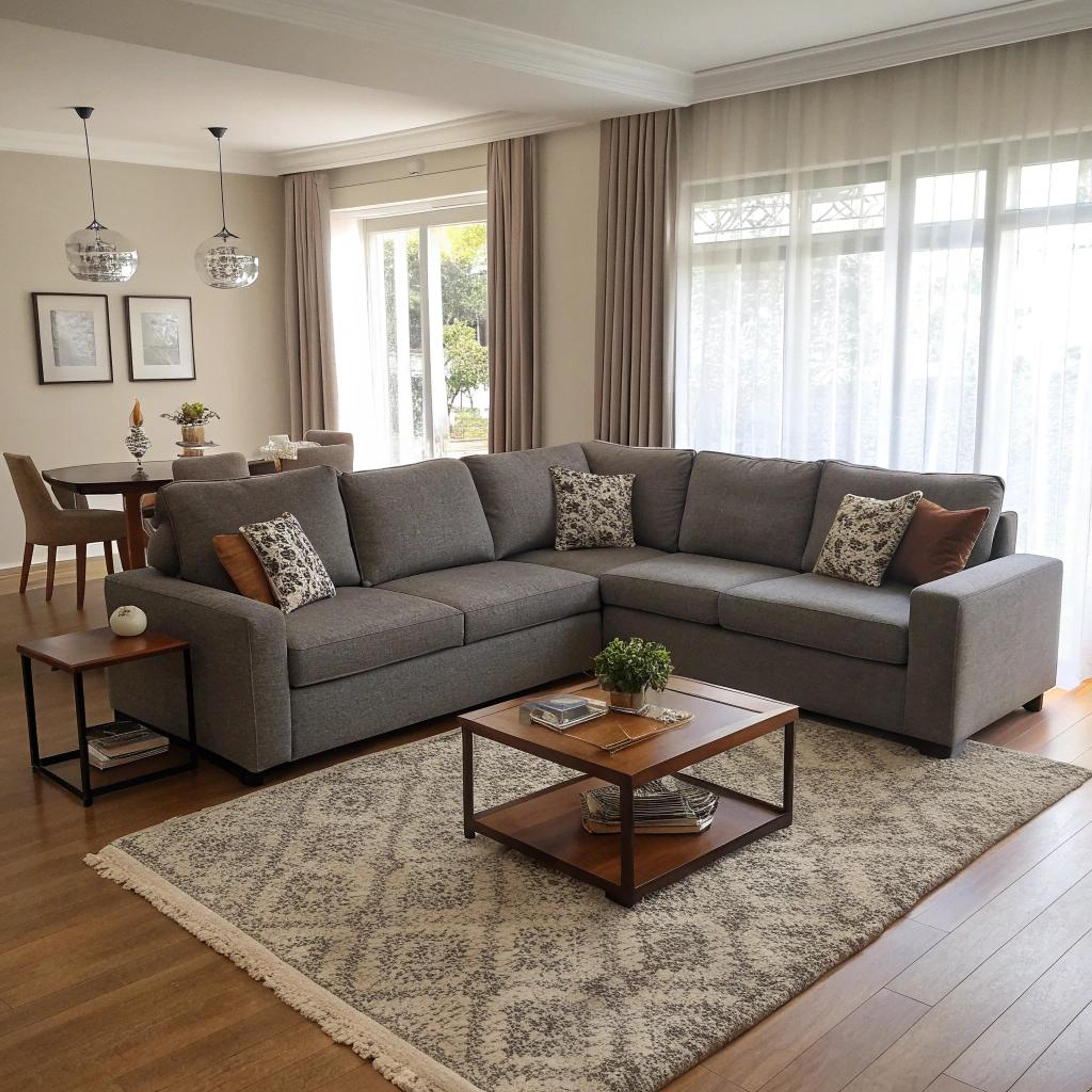 Intricate vloerkleed voor samenhang