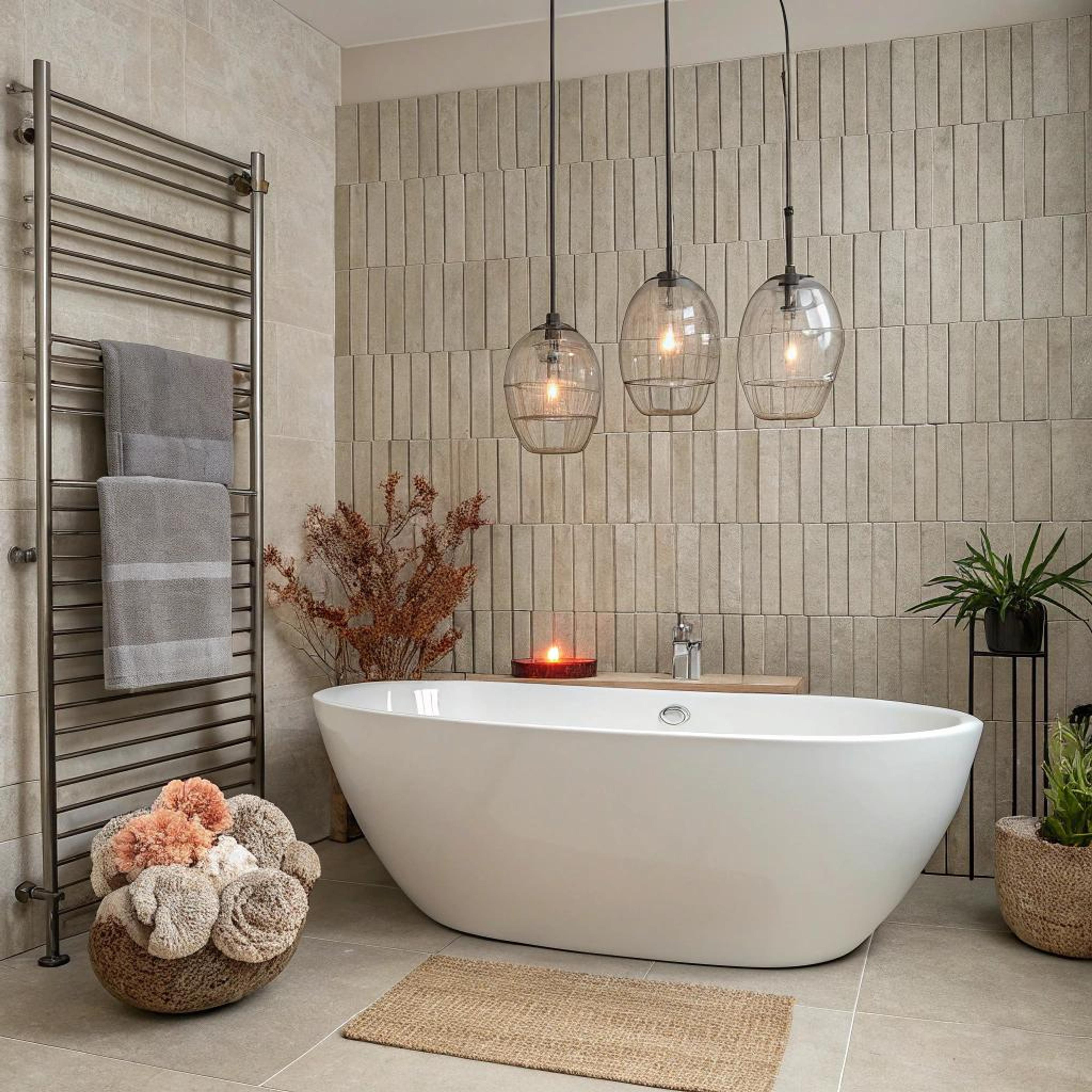Wandhanger en houtlook harmonie