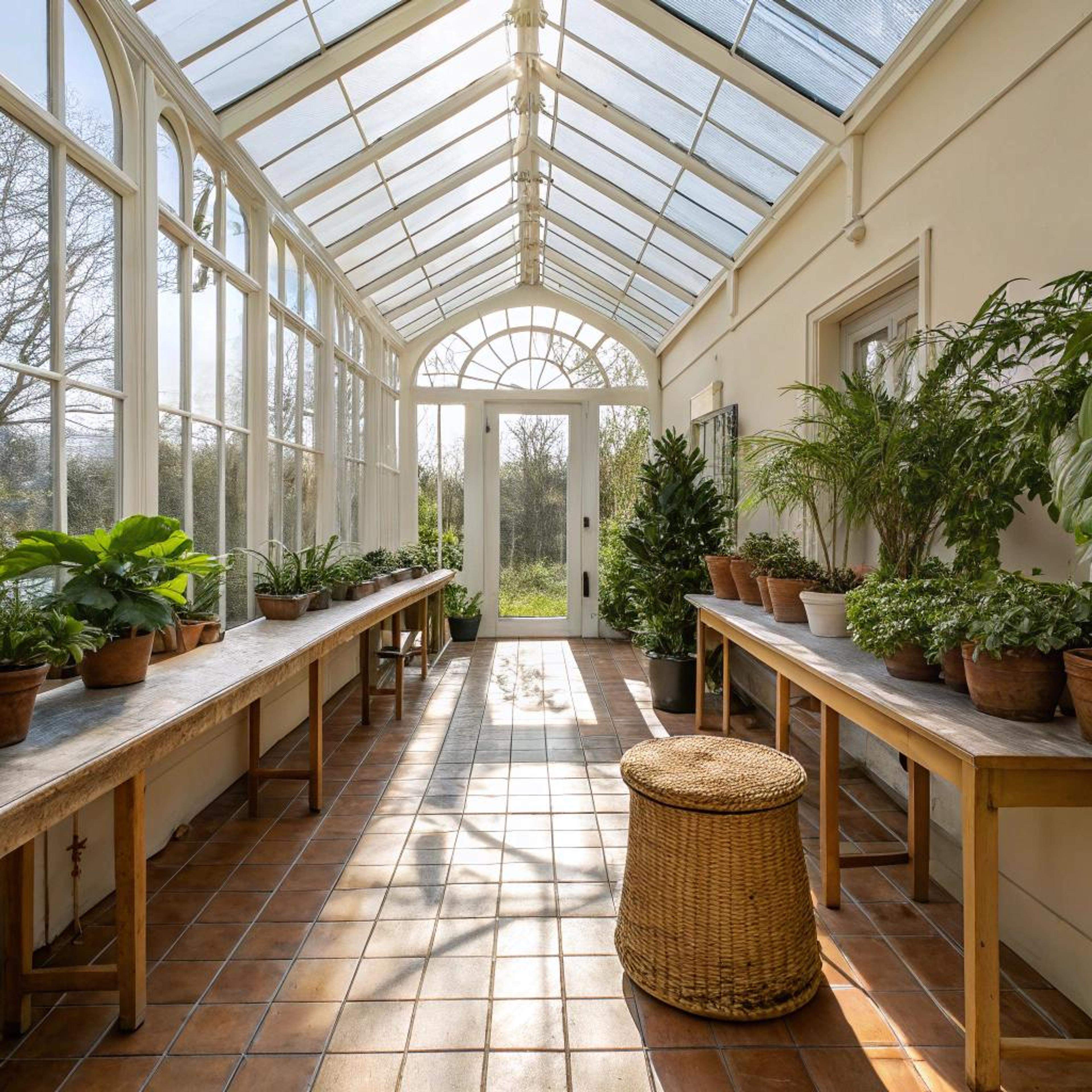 Terracotta en hout voor sfeer