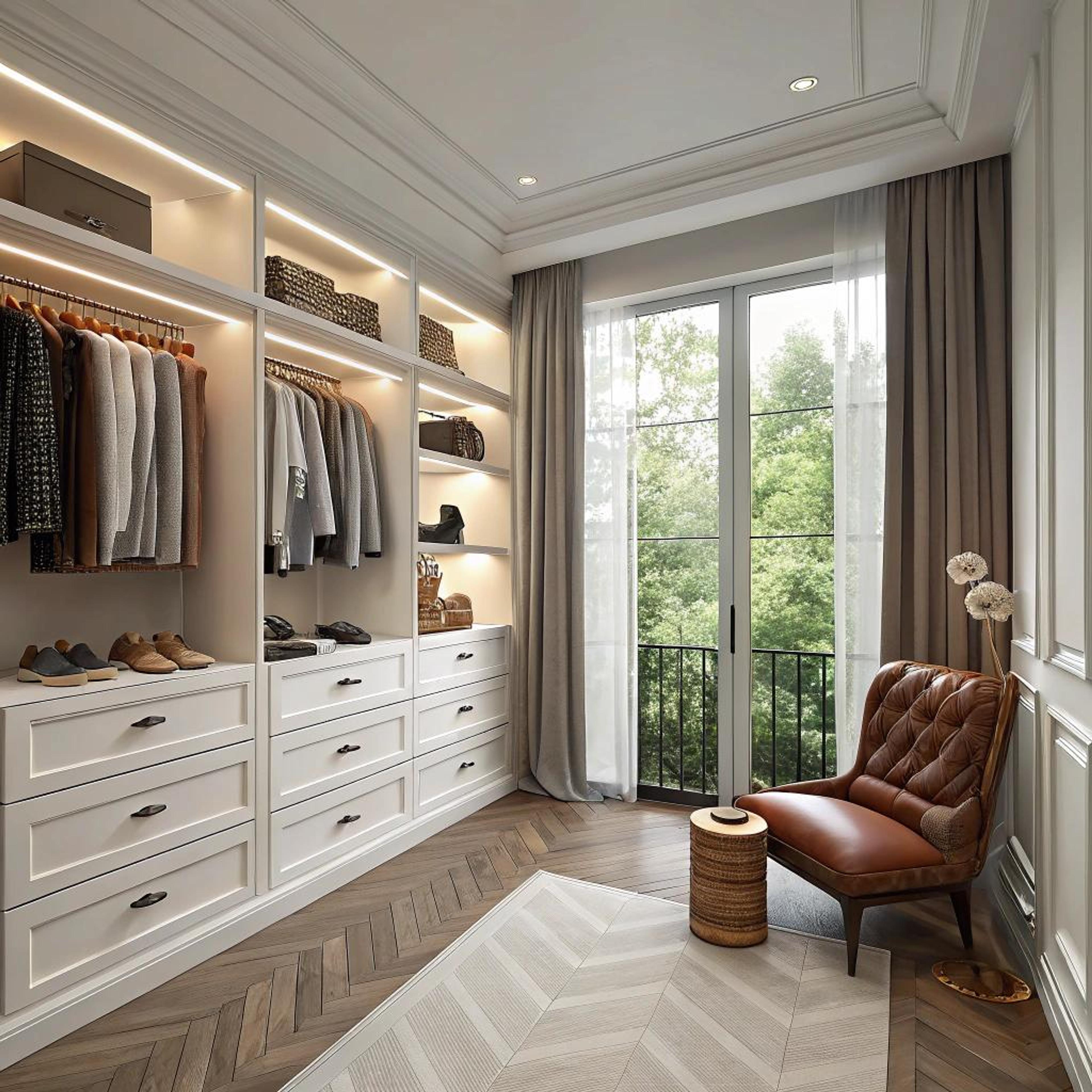 Witte kasten en luxe zitje
