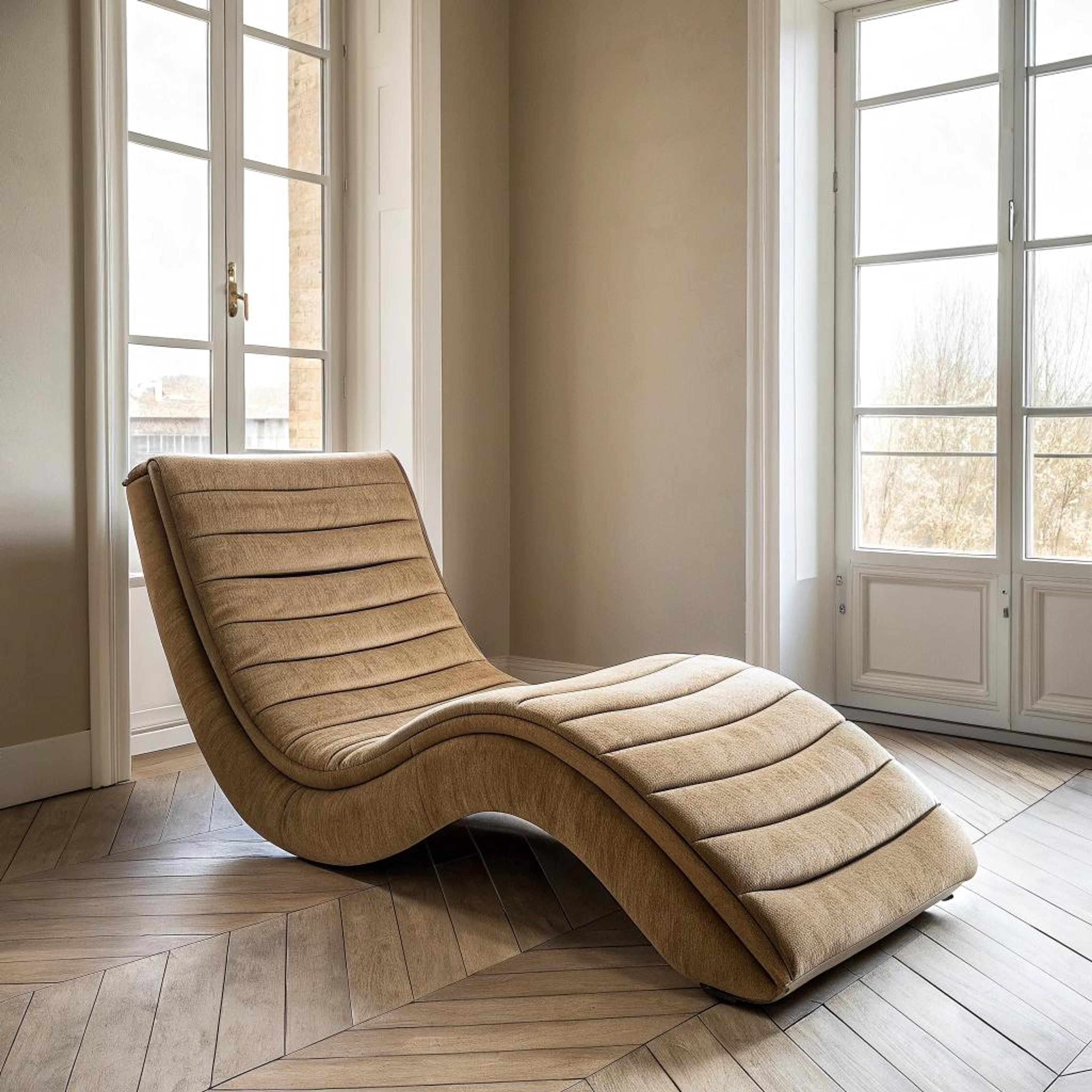 Rustgevend met beige details