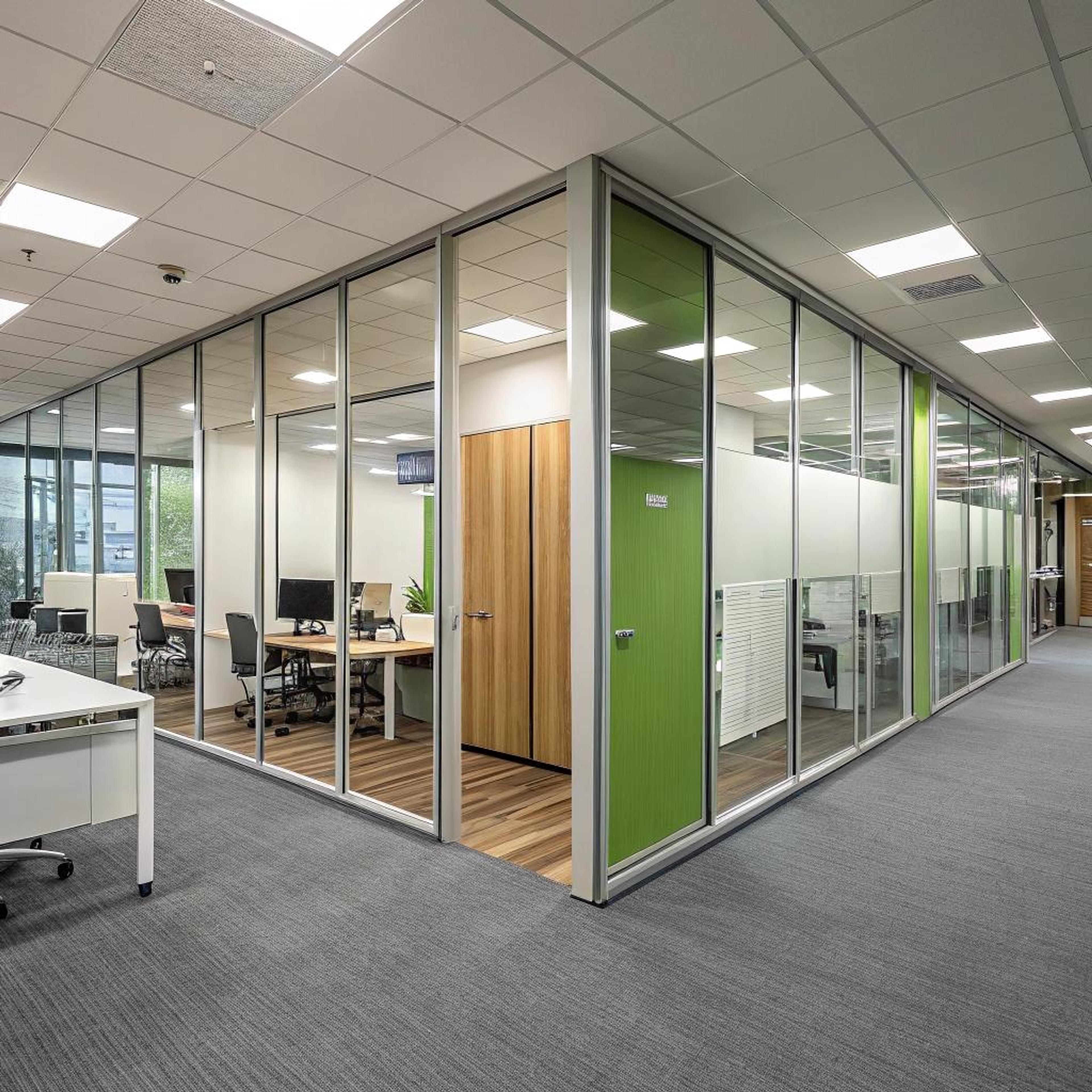 Frisse look met glaswanden