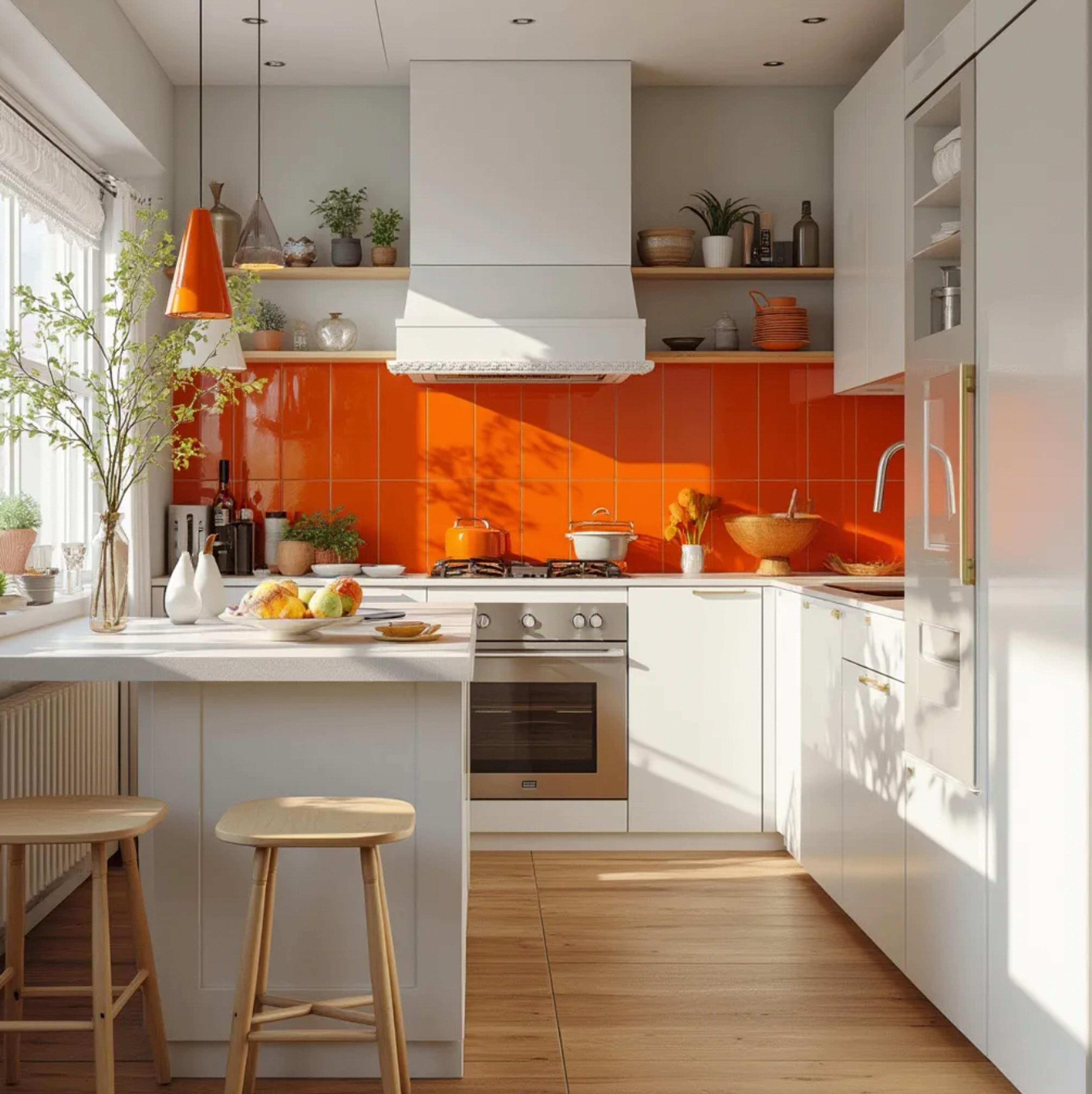 orange-kitchen