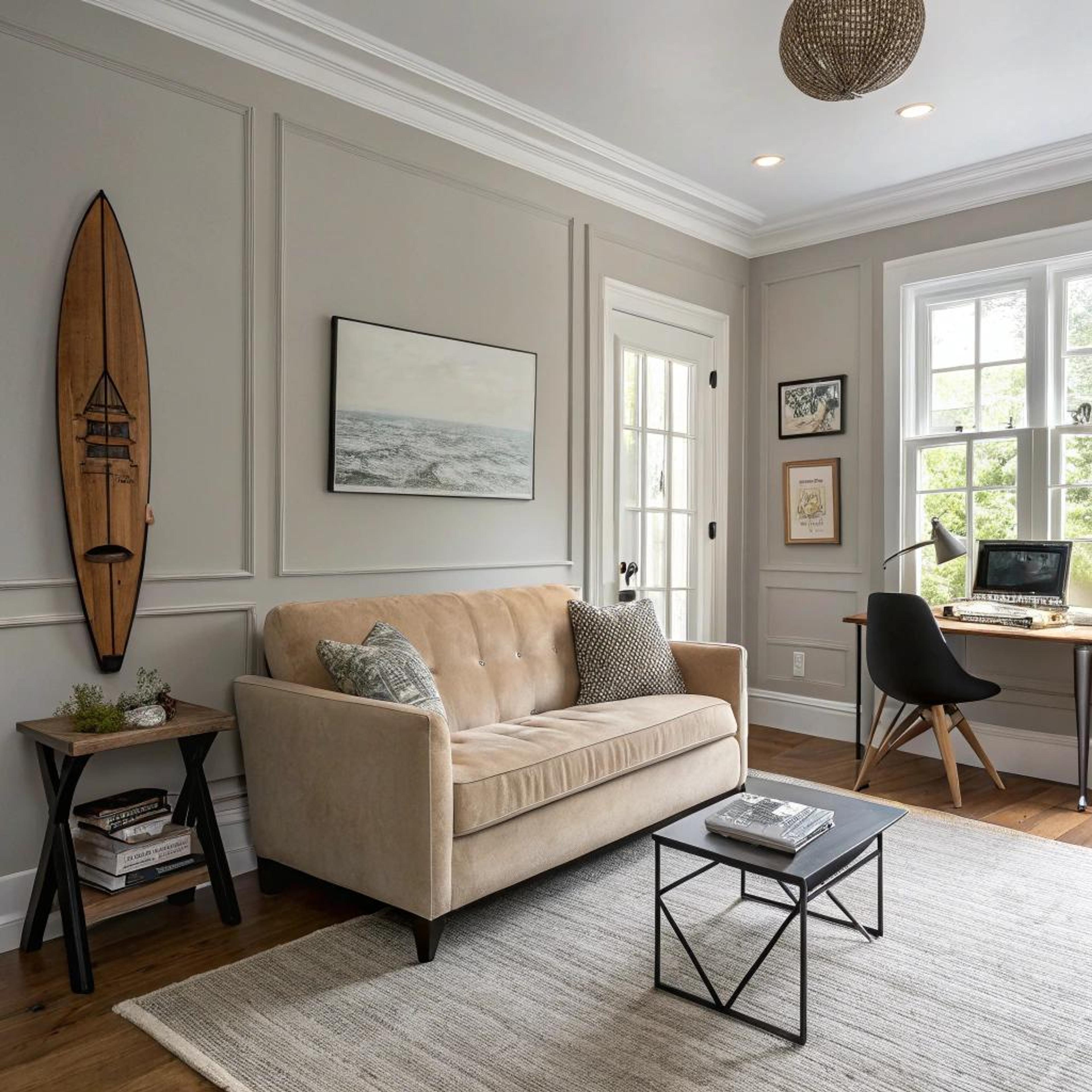 Surfplank als historisch statement