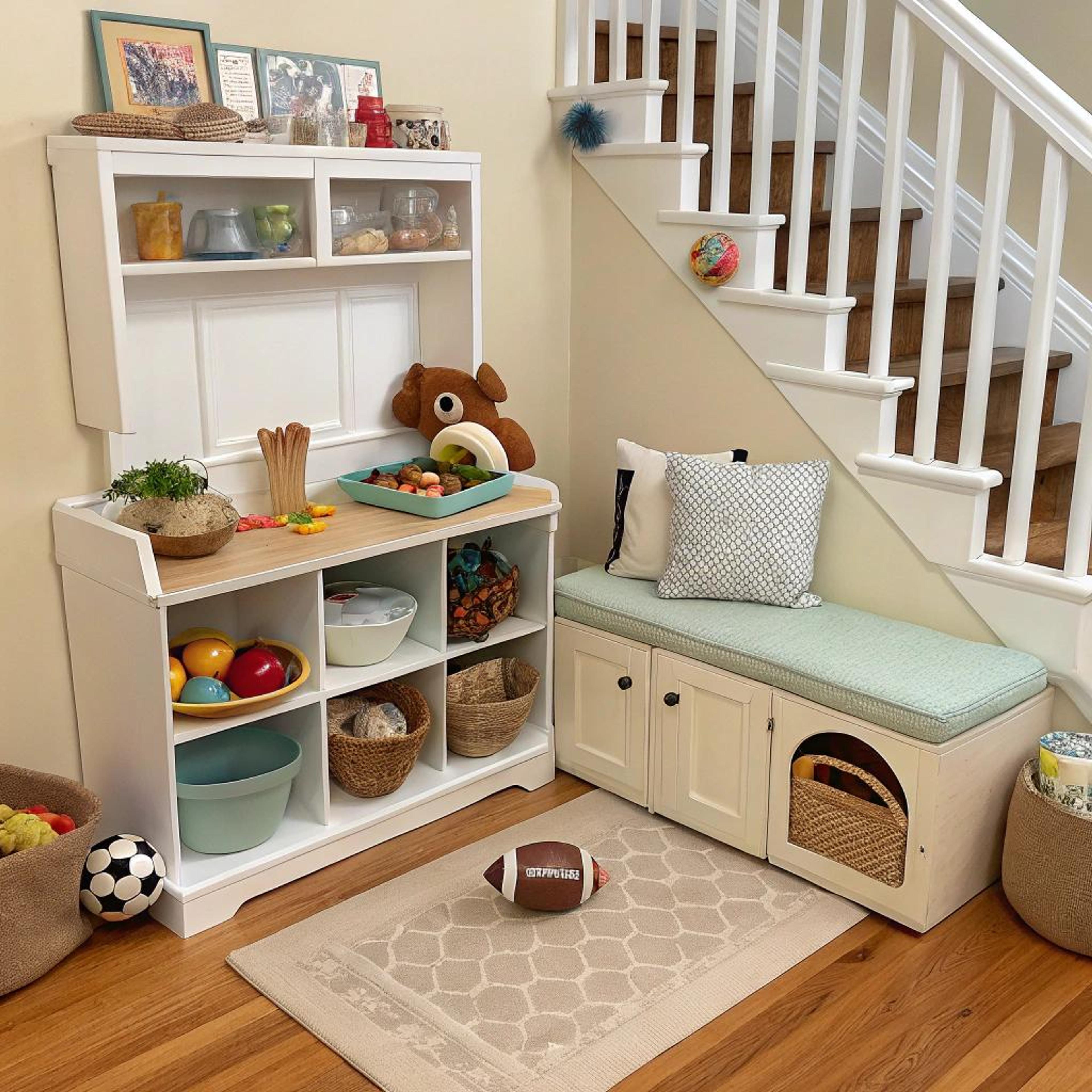 Speelhoek onder de trap