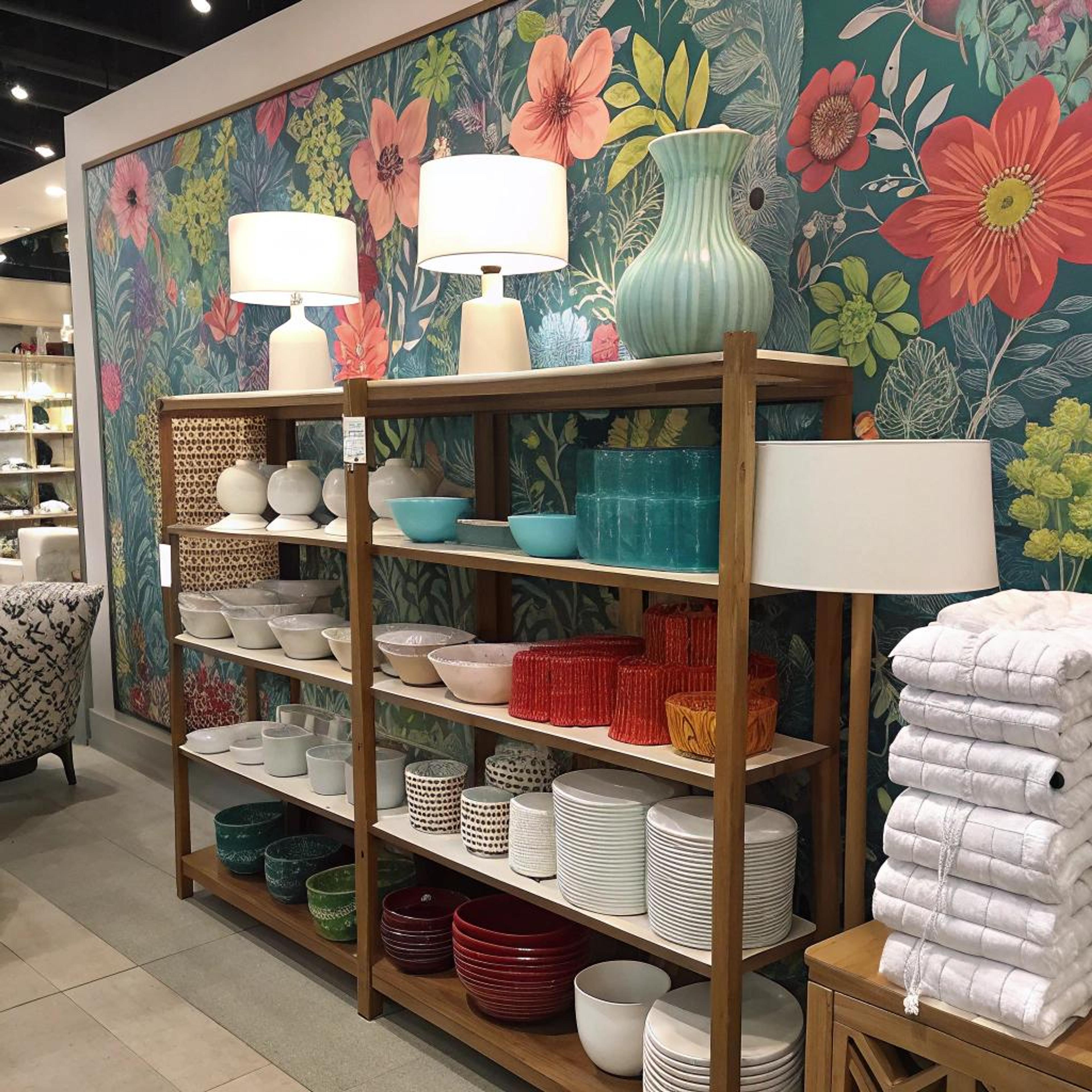 Vitrineverlichting met tropisch accent