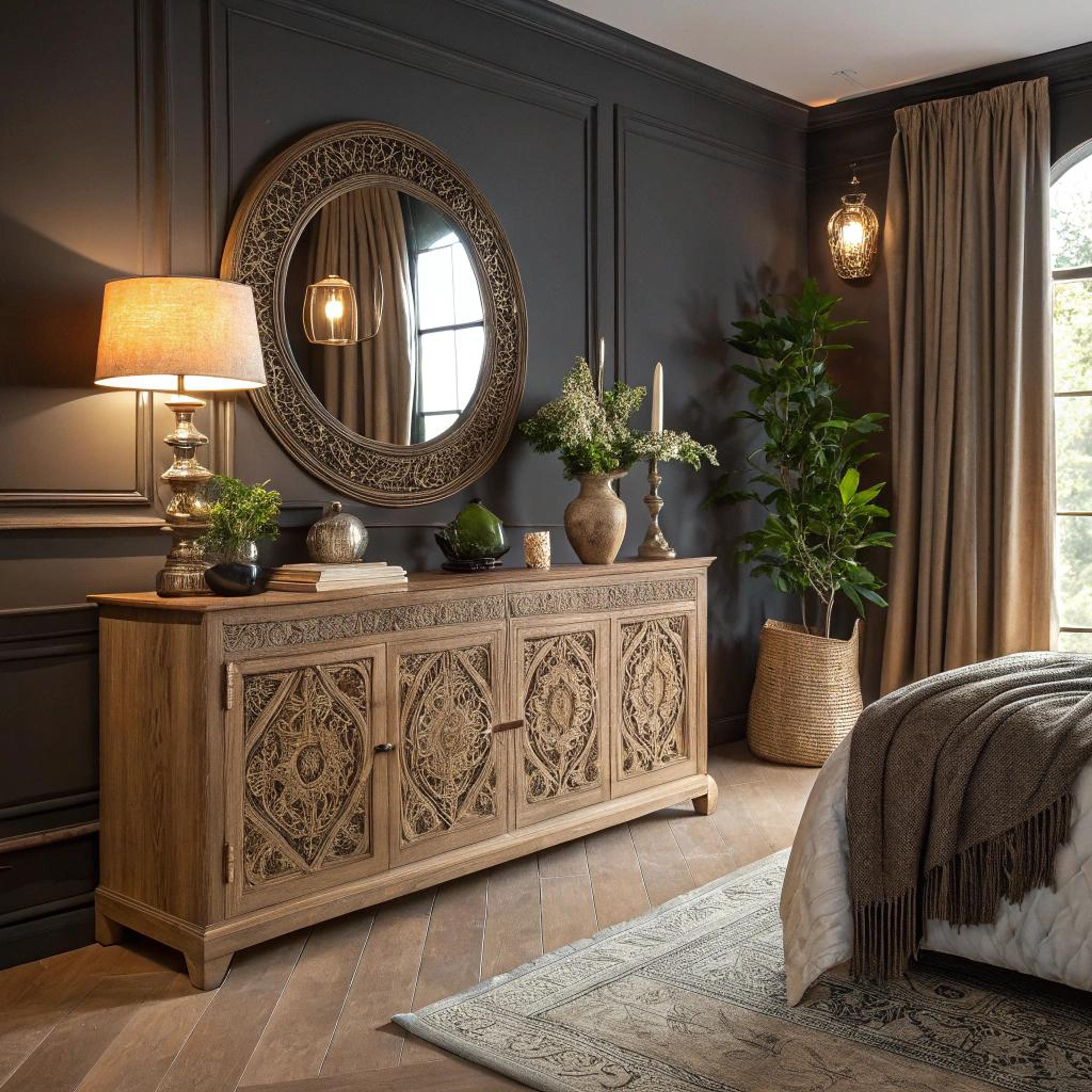 Groot vloerkleed voor luxe