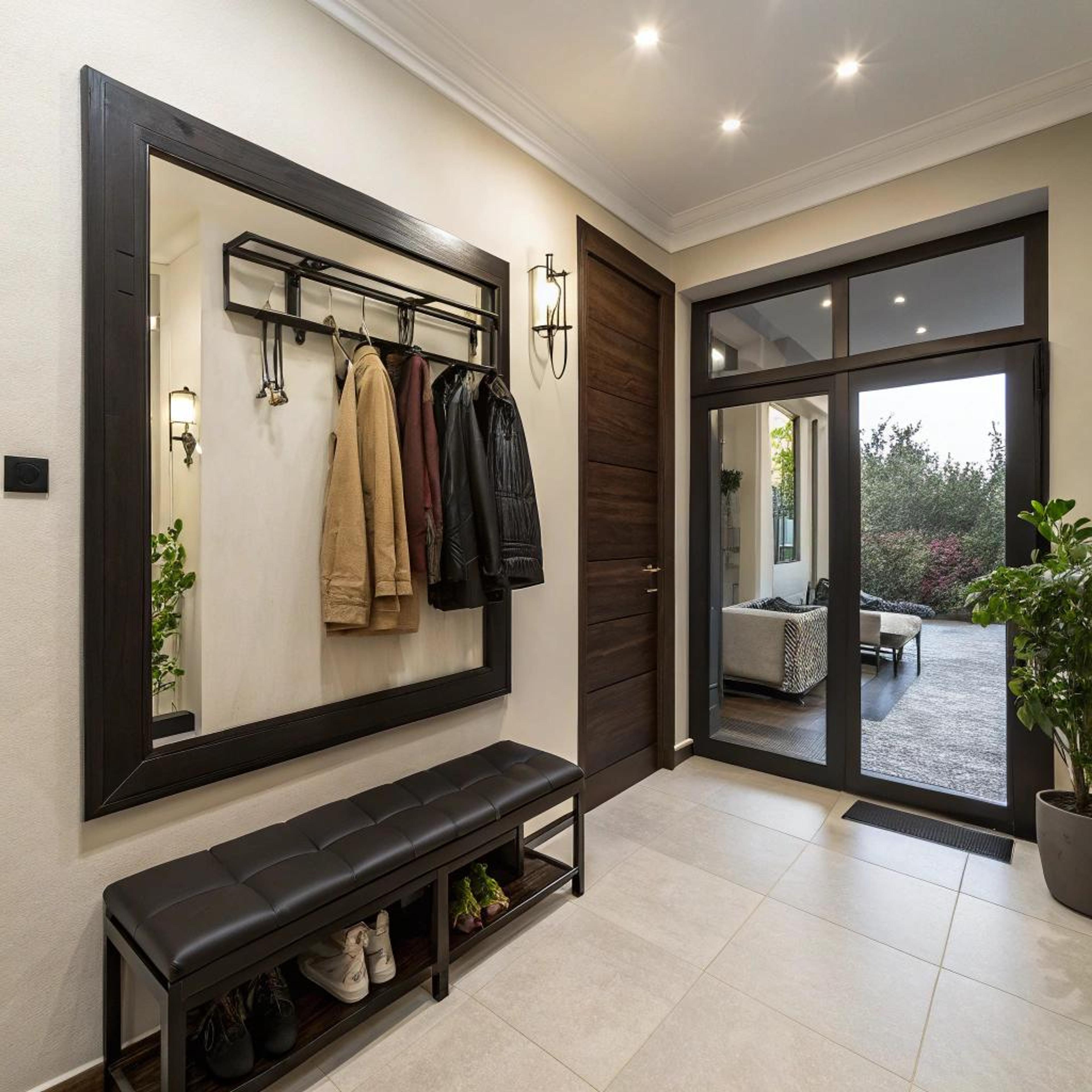 Zwart frame ontmoet warm hout