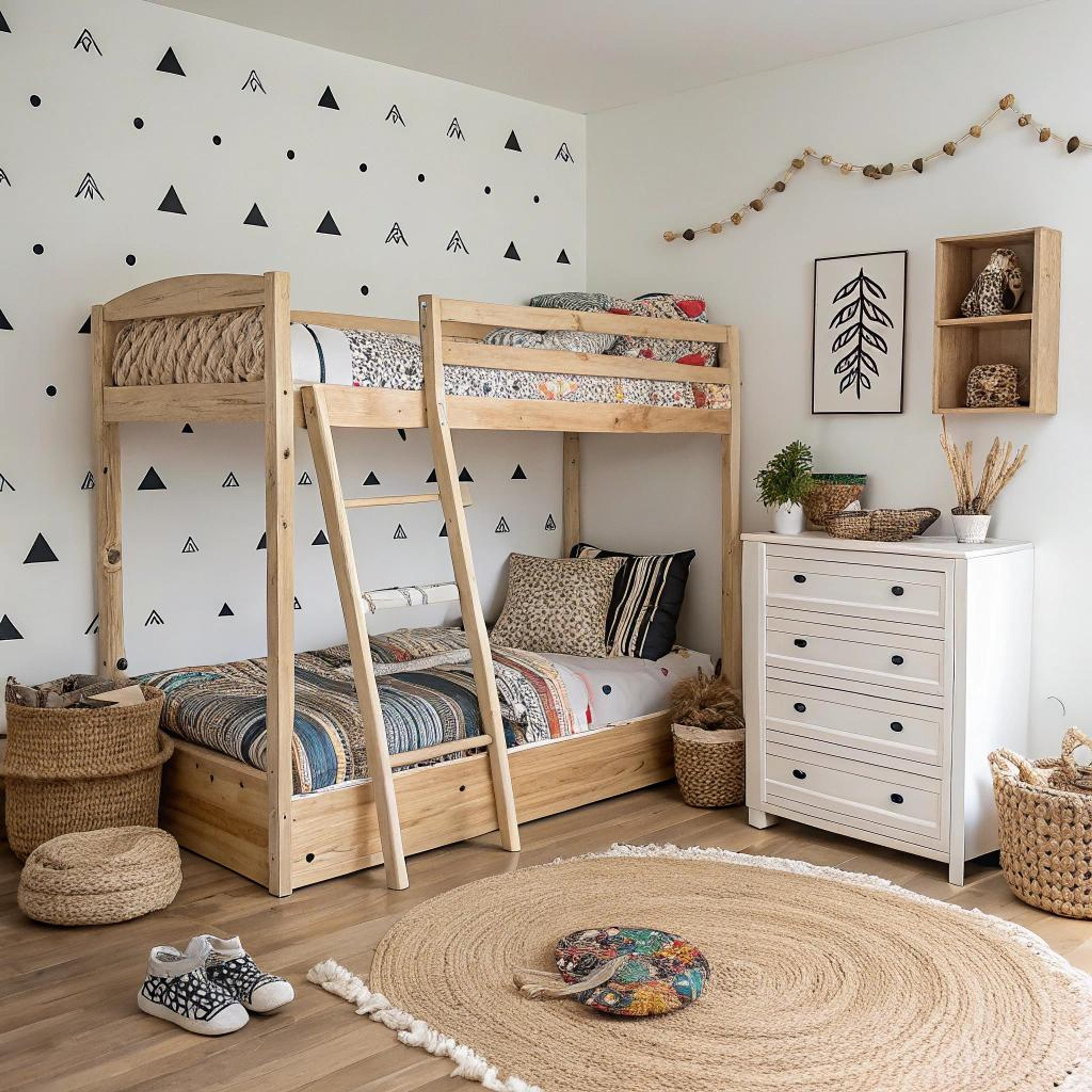 Geometrische patronen voor speelse look
