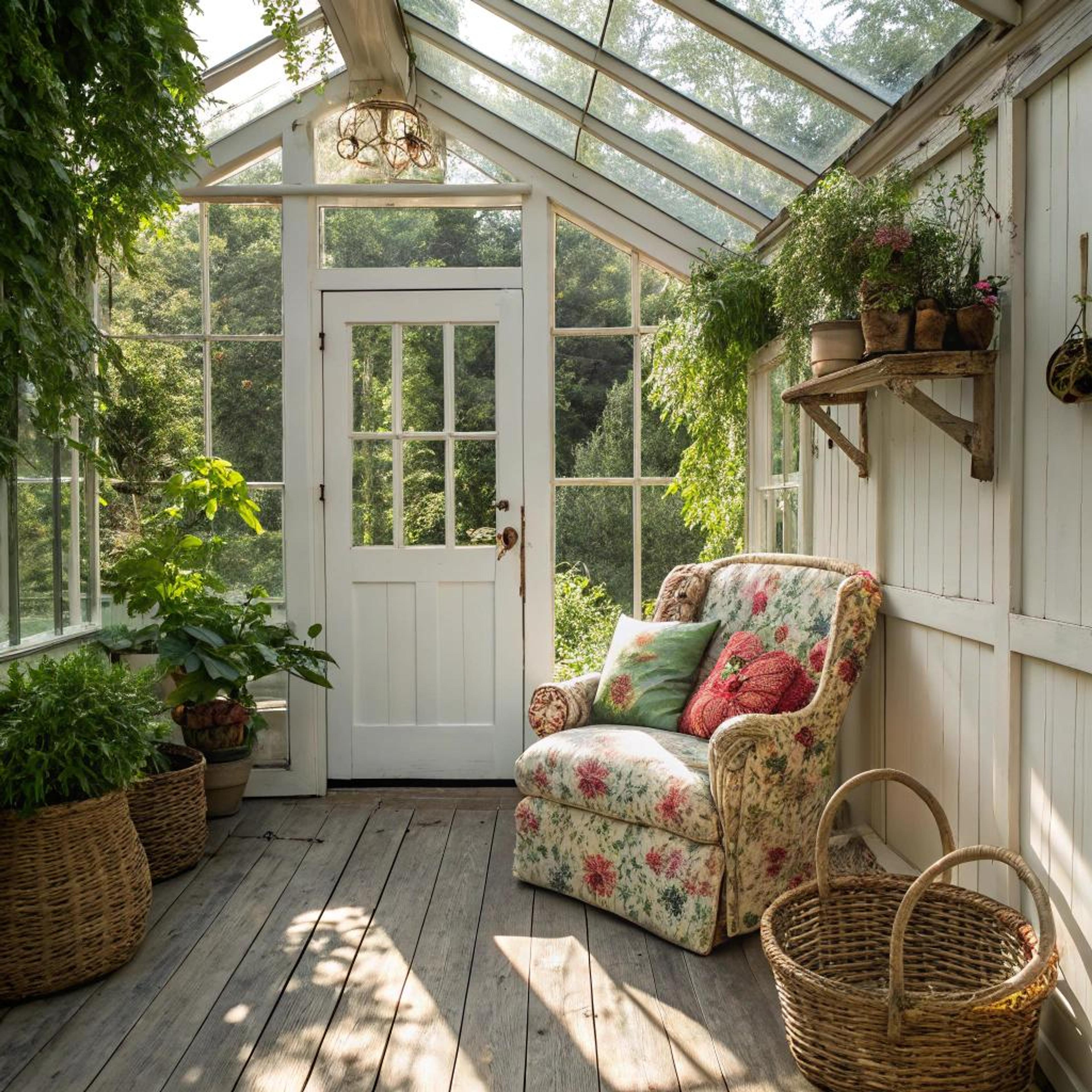 Glazen wanden voor groen zicht