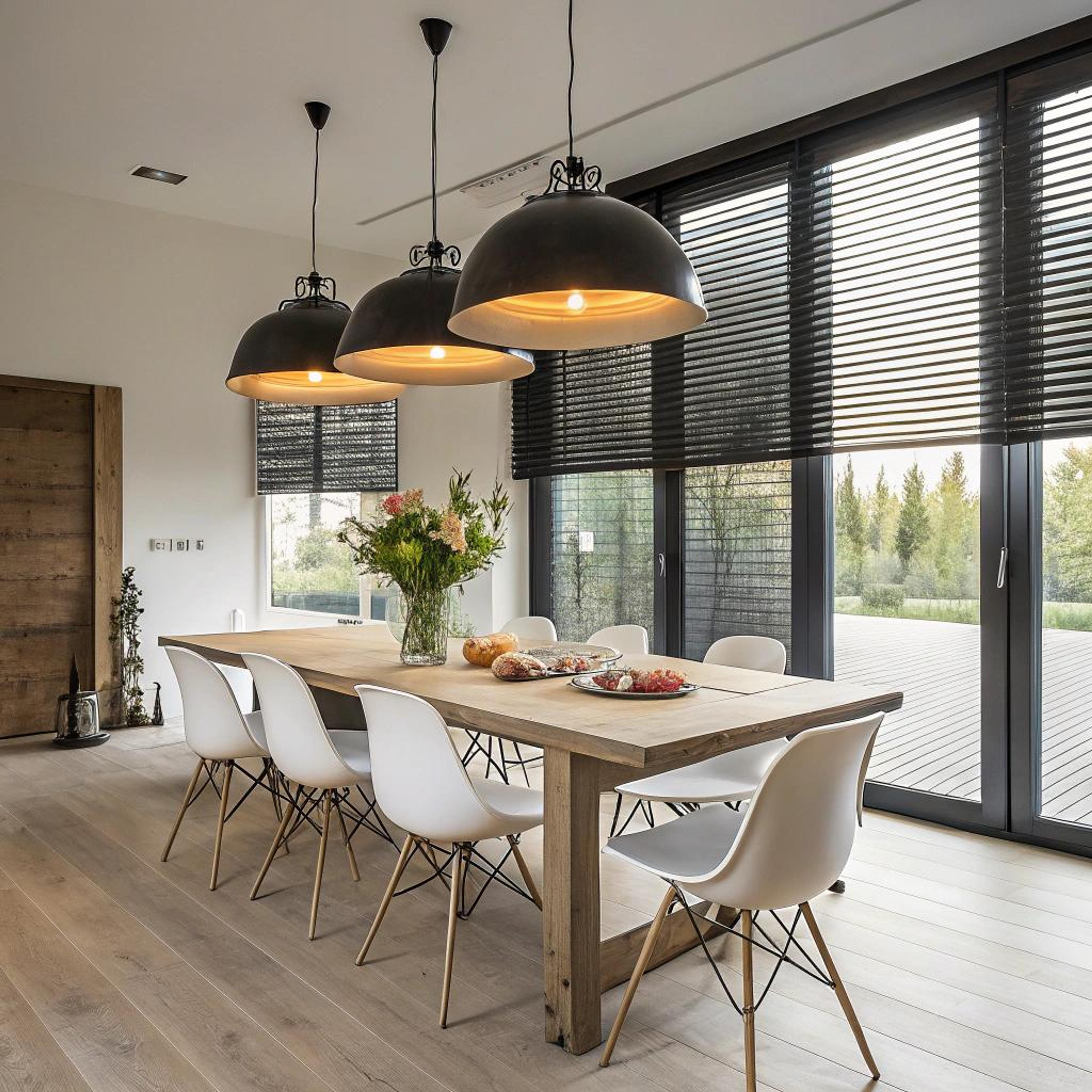 Zwarte hanglampen als eyecatcher