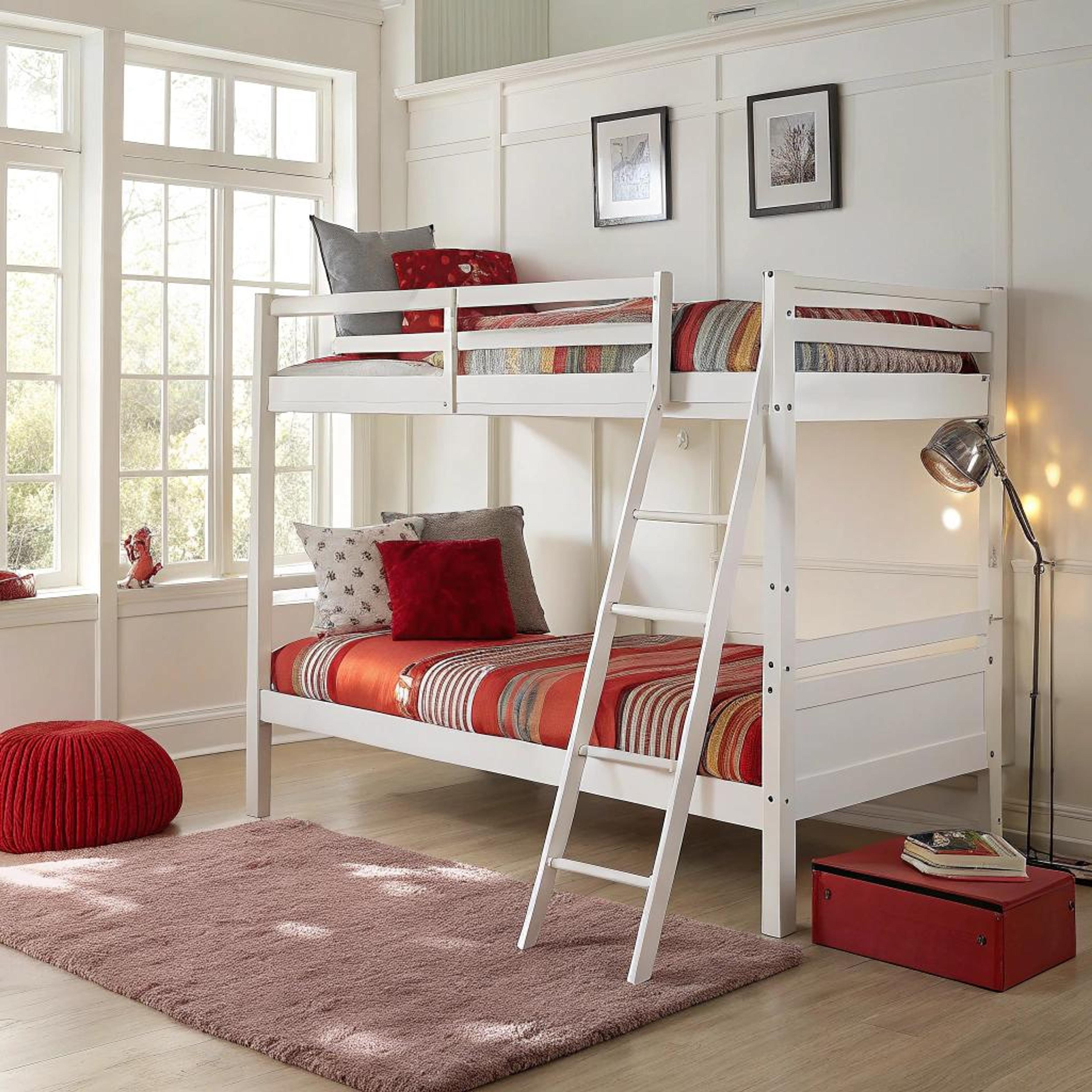 Warme kleuren op hoogslaper