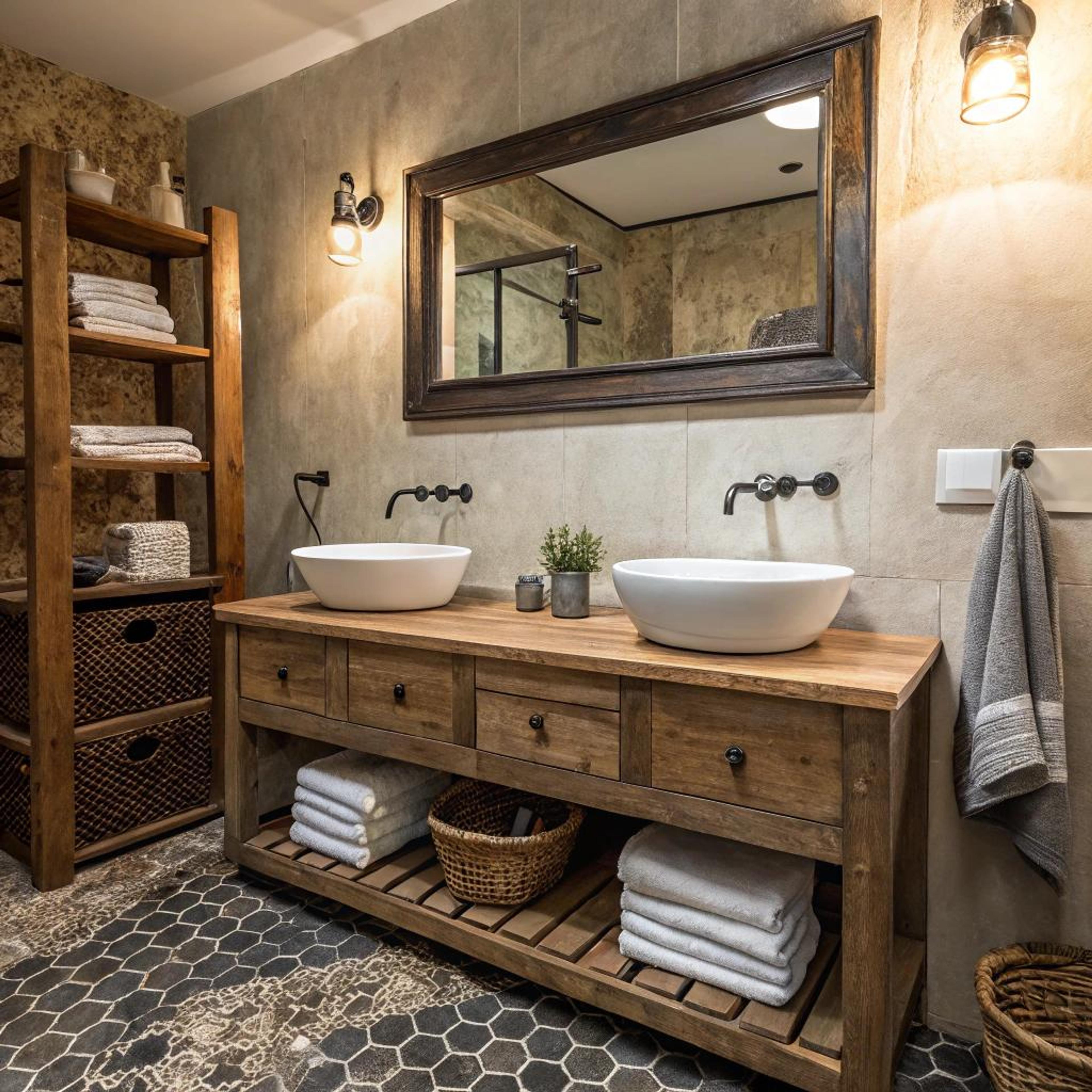 Aardse rust op Tadelakt