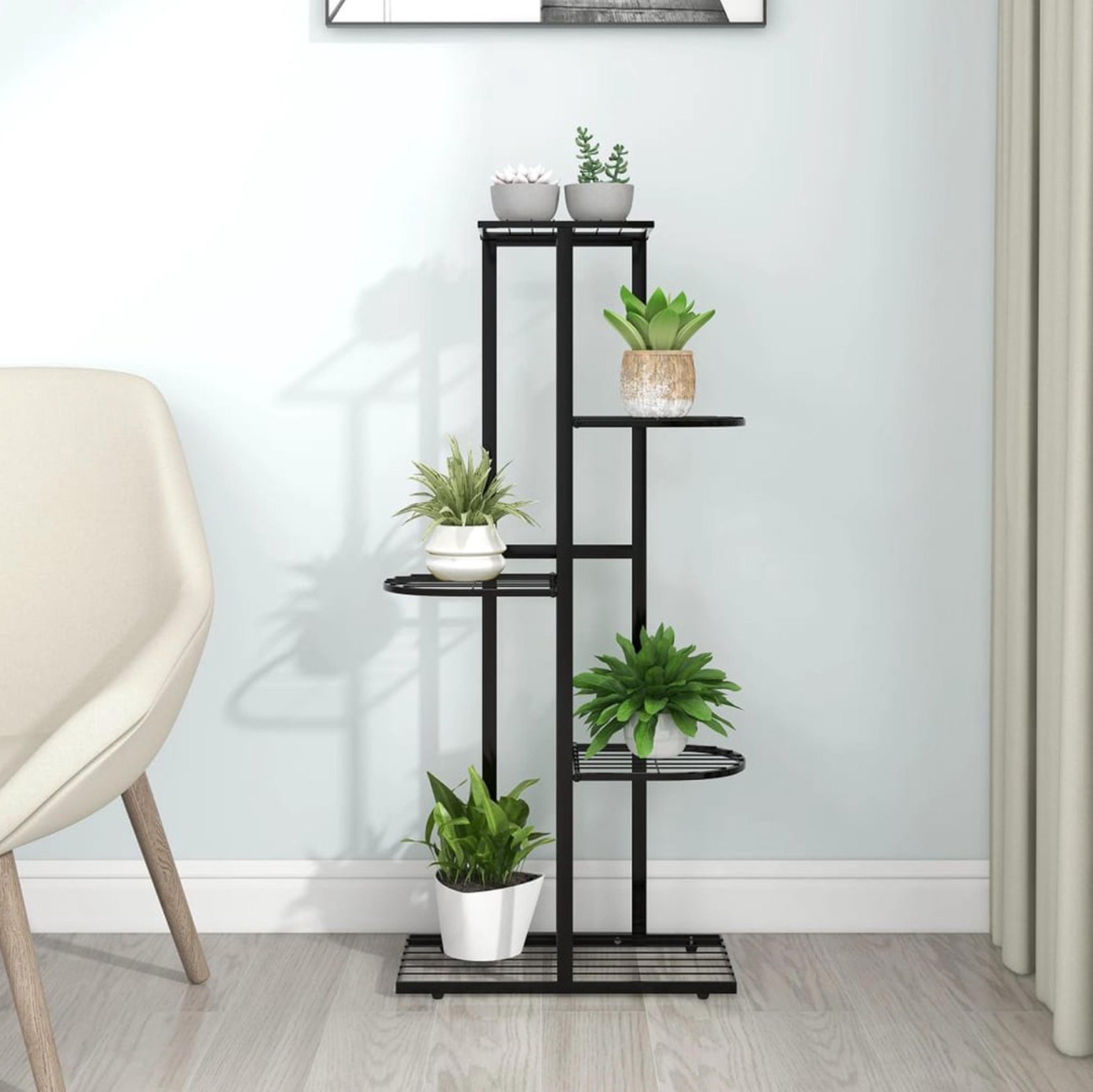 black-plant-stand