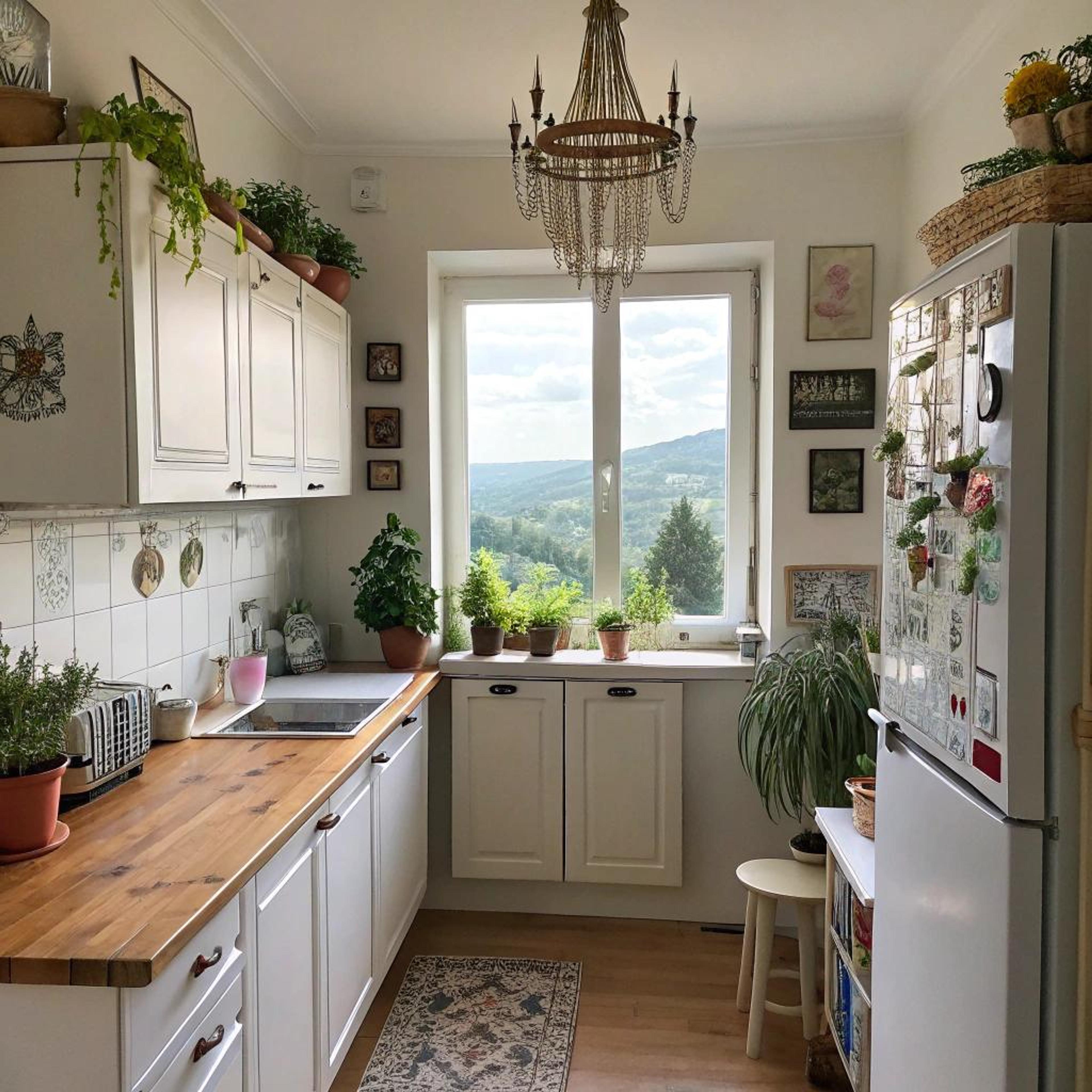 Eclectische koelkast als blikvanger