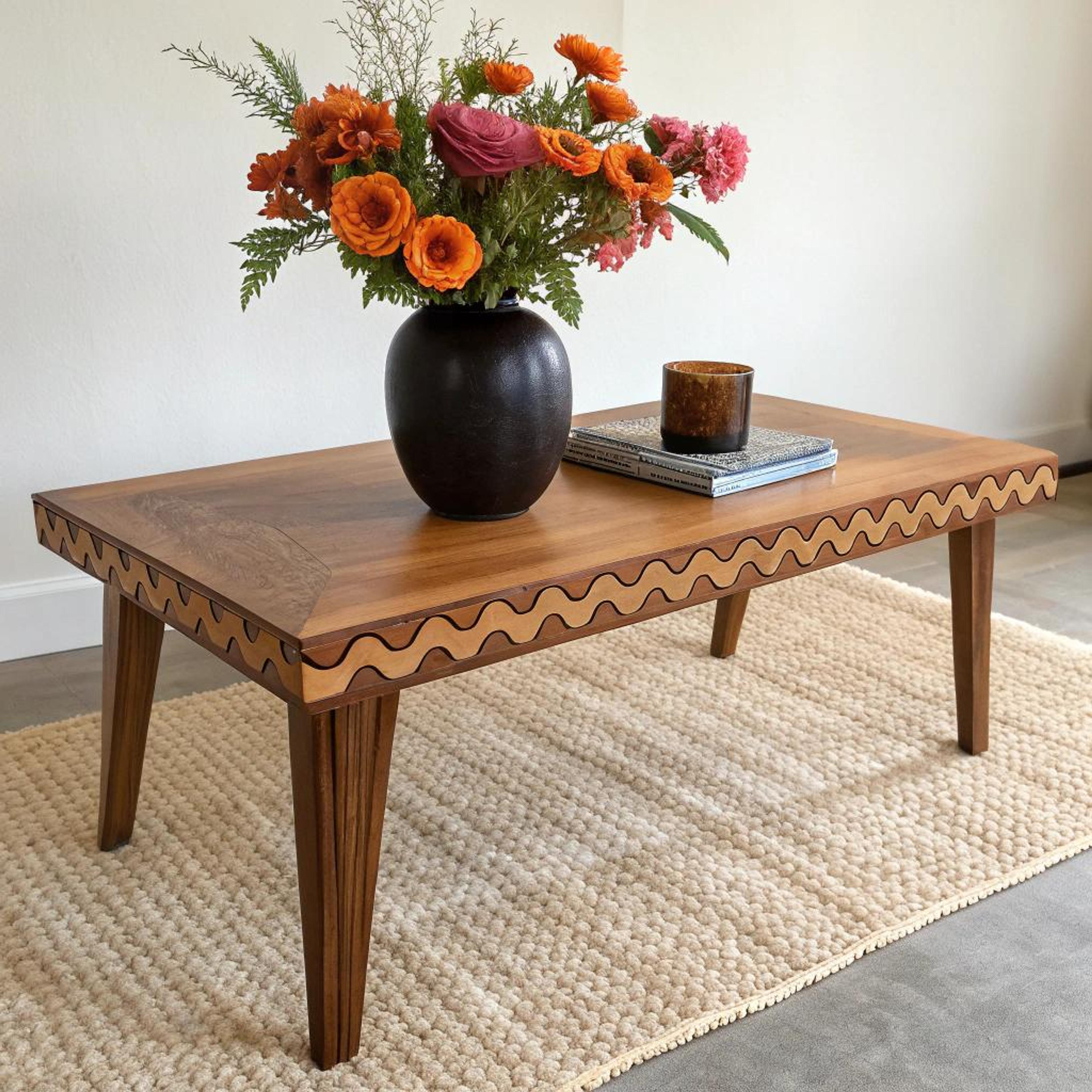 Vloerkleed layering met beige