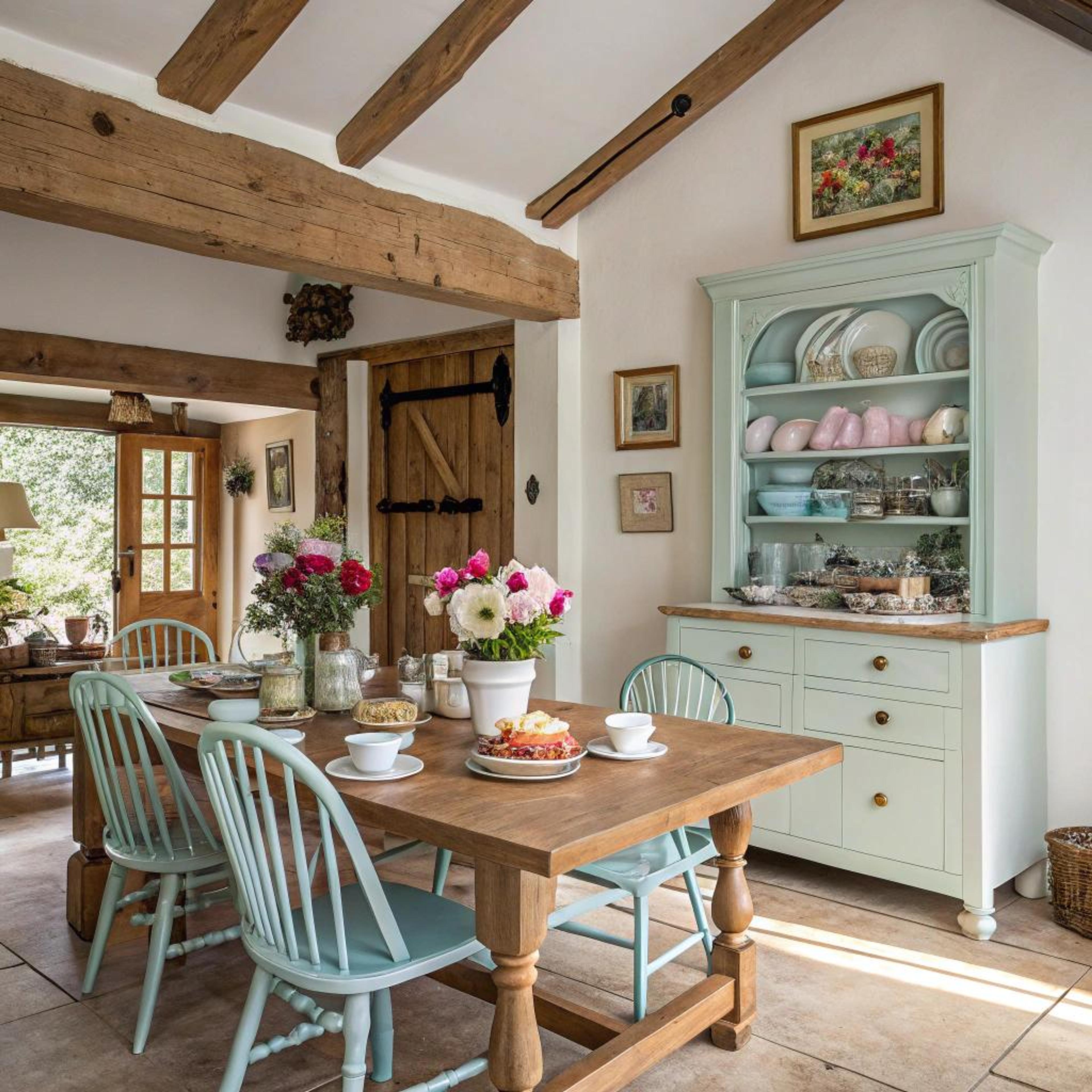 Pastelkleuren en zachte texturen