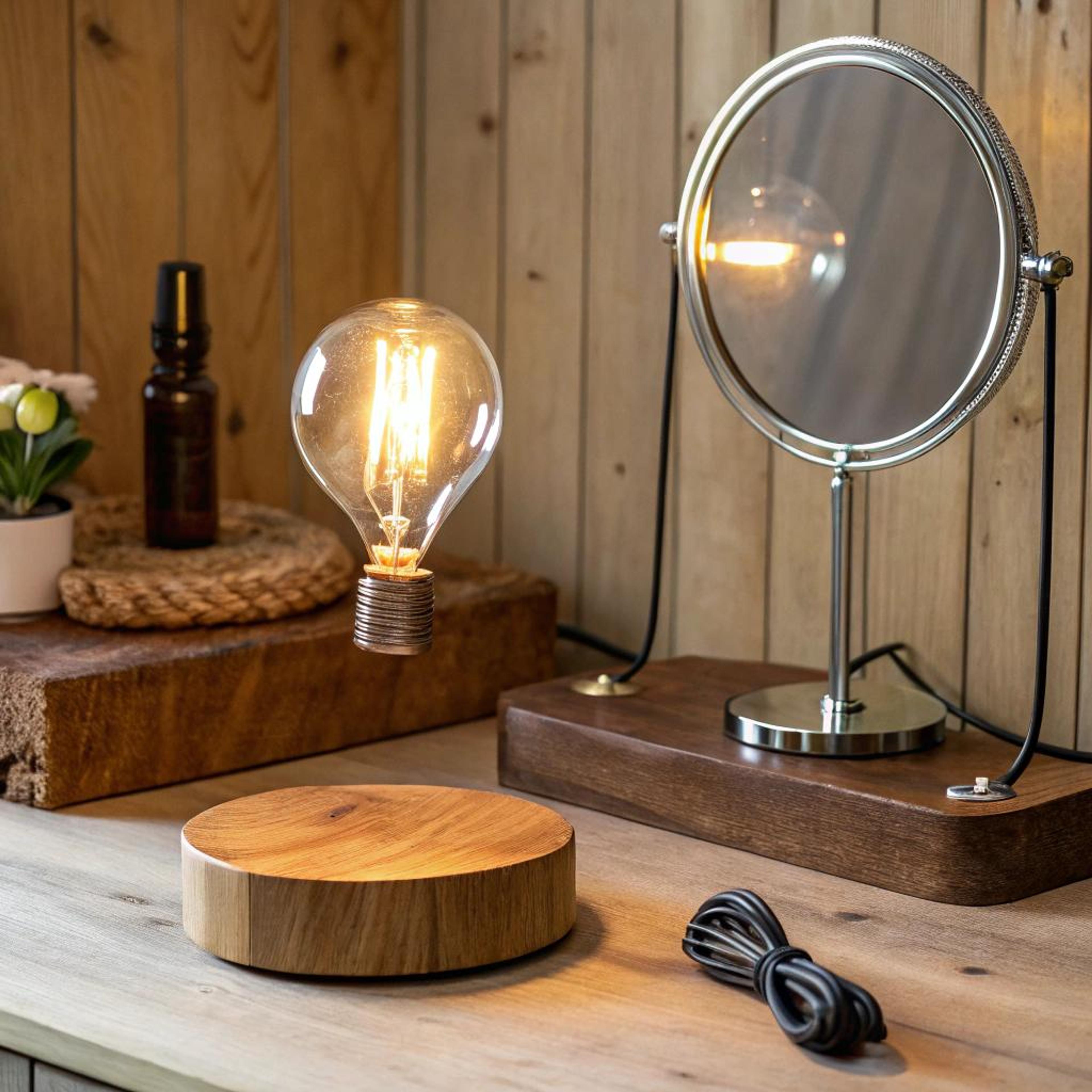 Zwevende lamp als blikvanger
