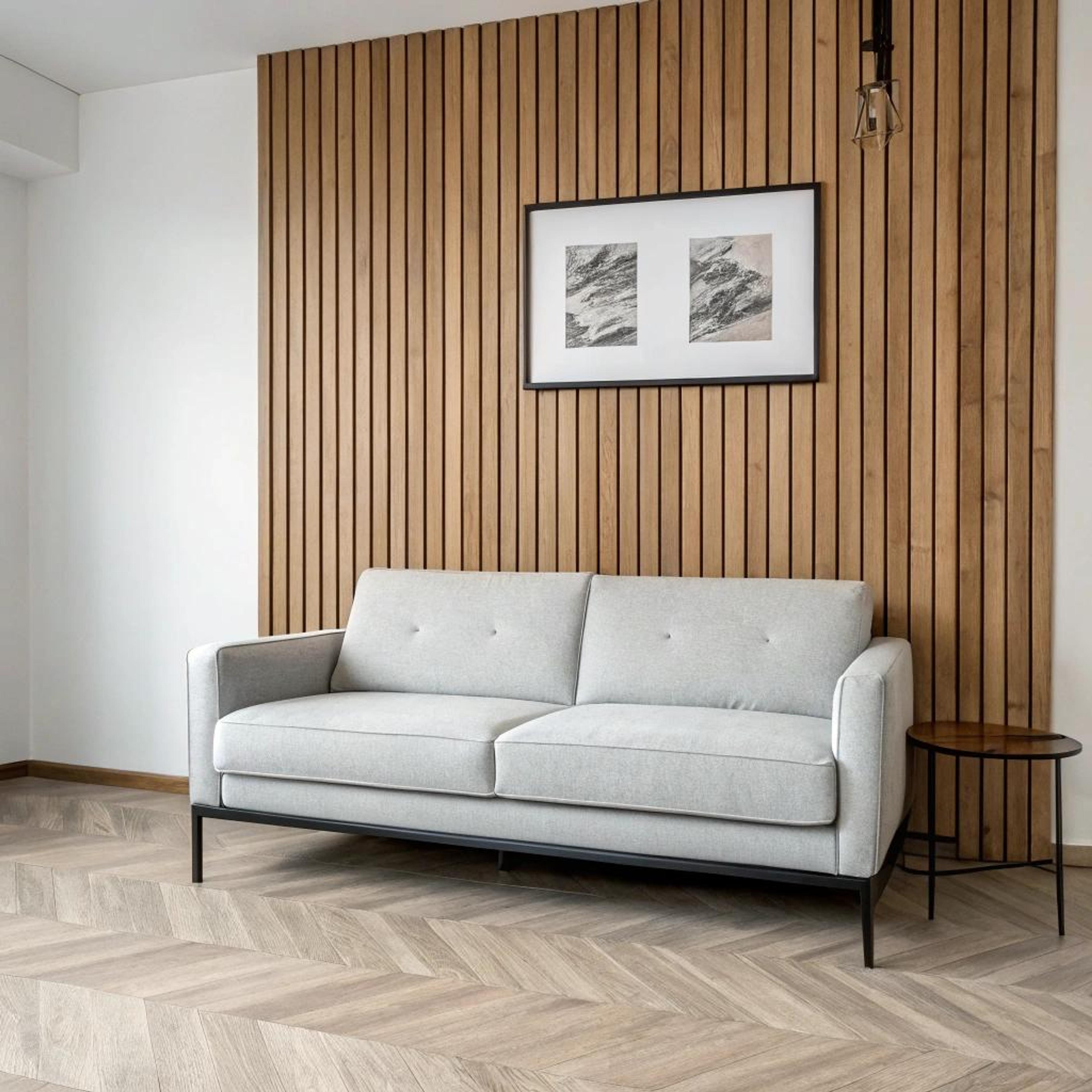 Houten lambrisering voor diepte