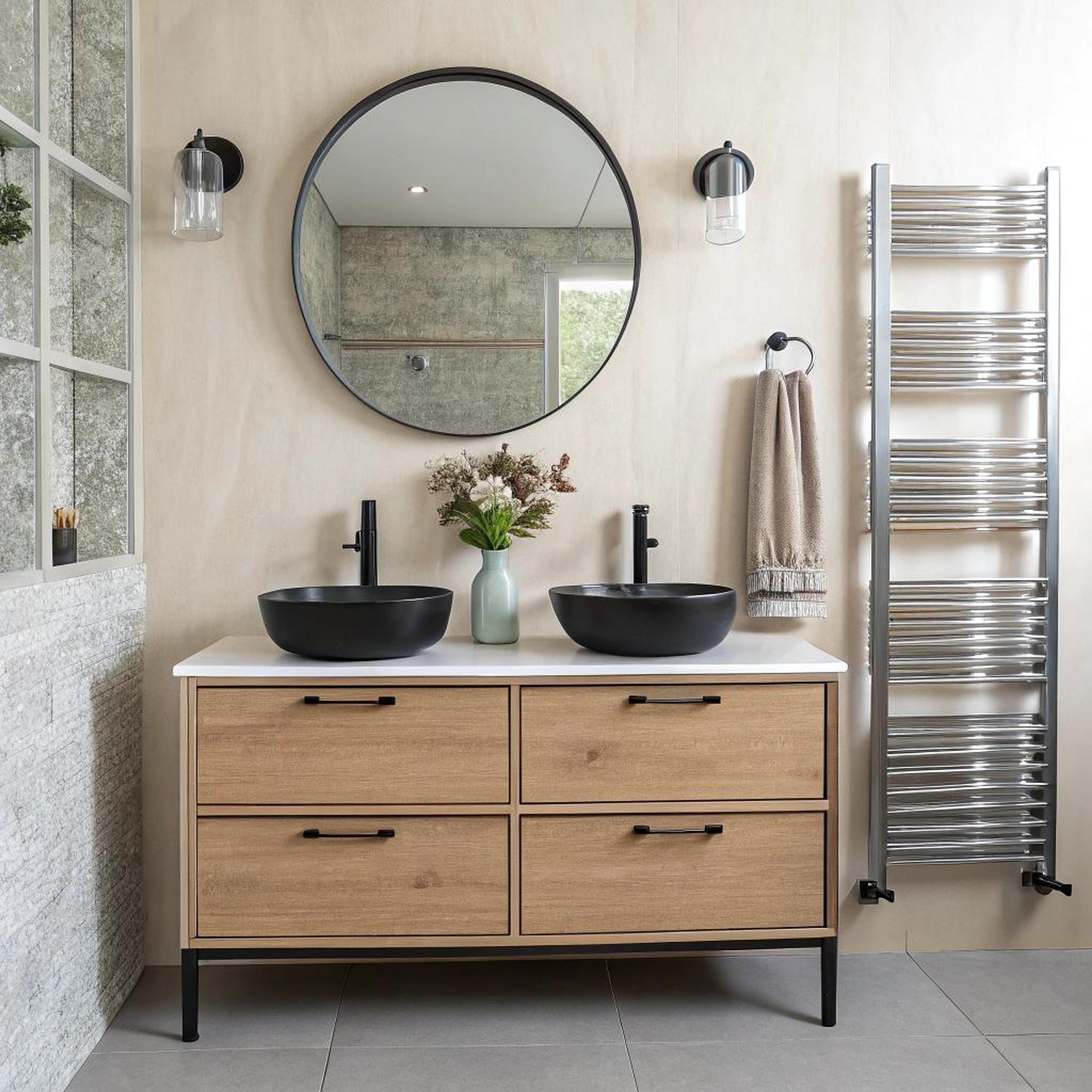 Ronde spiegel als eyecatcher
