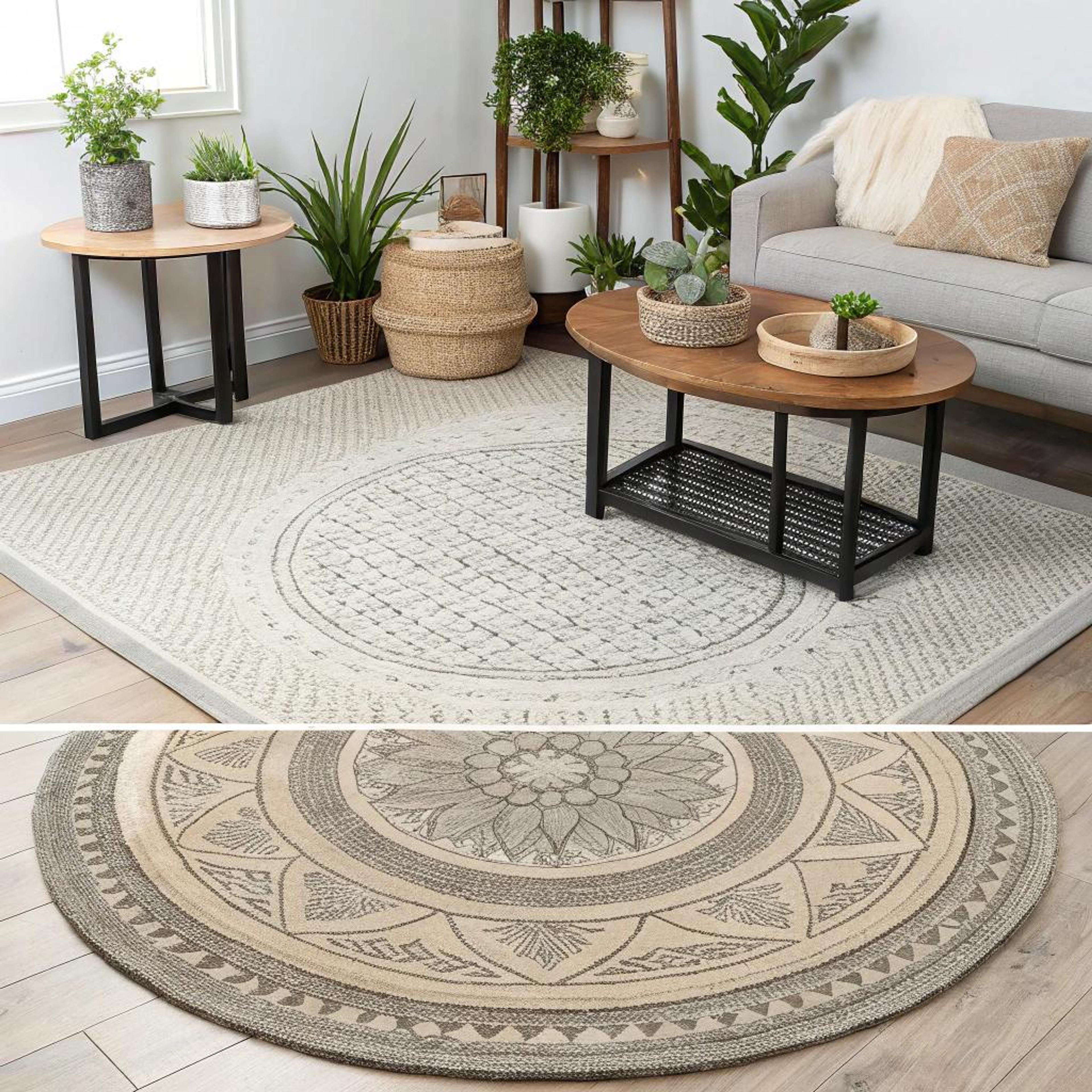 Vloerkleed layering voor warmte