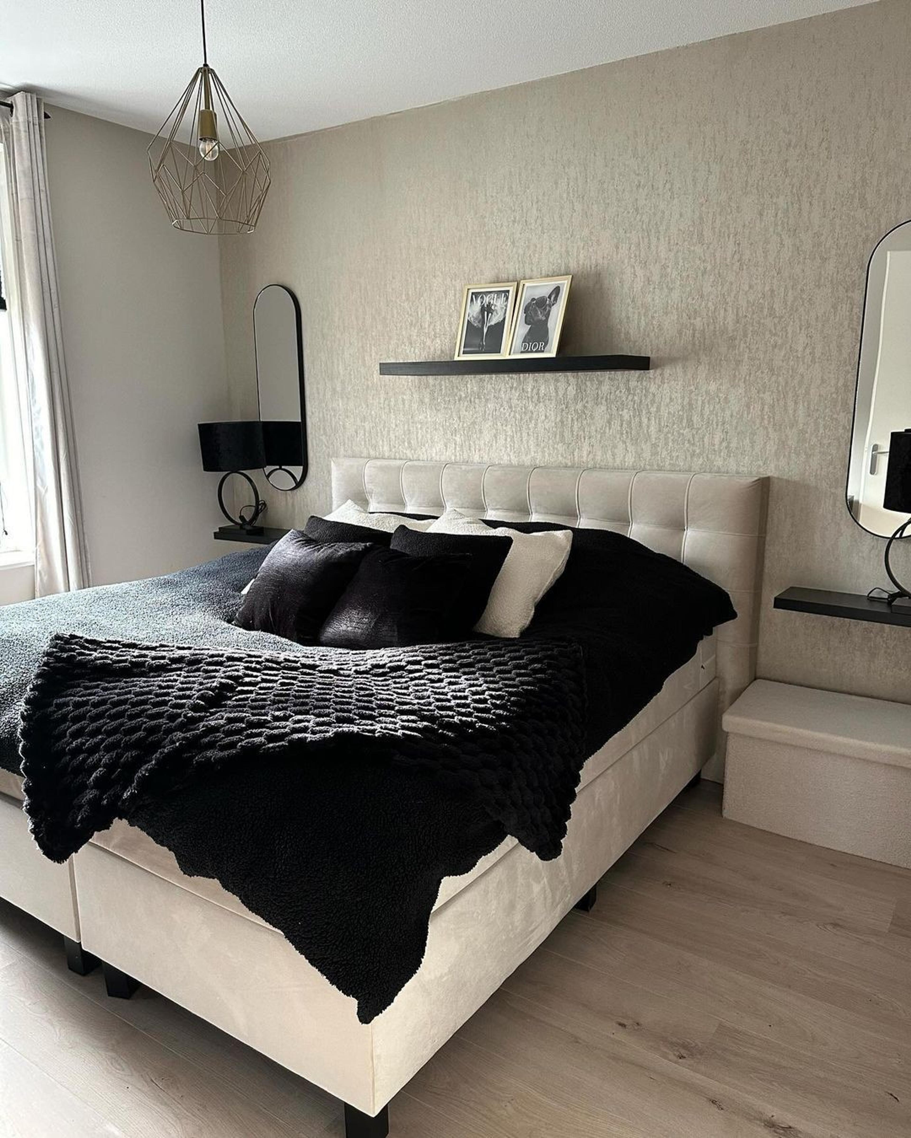 stijlvolle-slaapkamer-bed