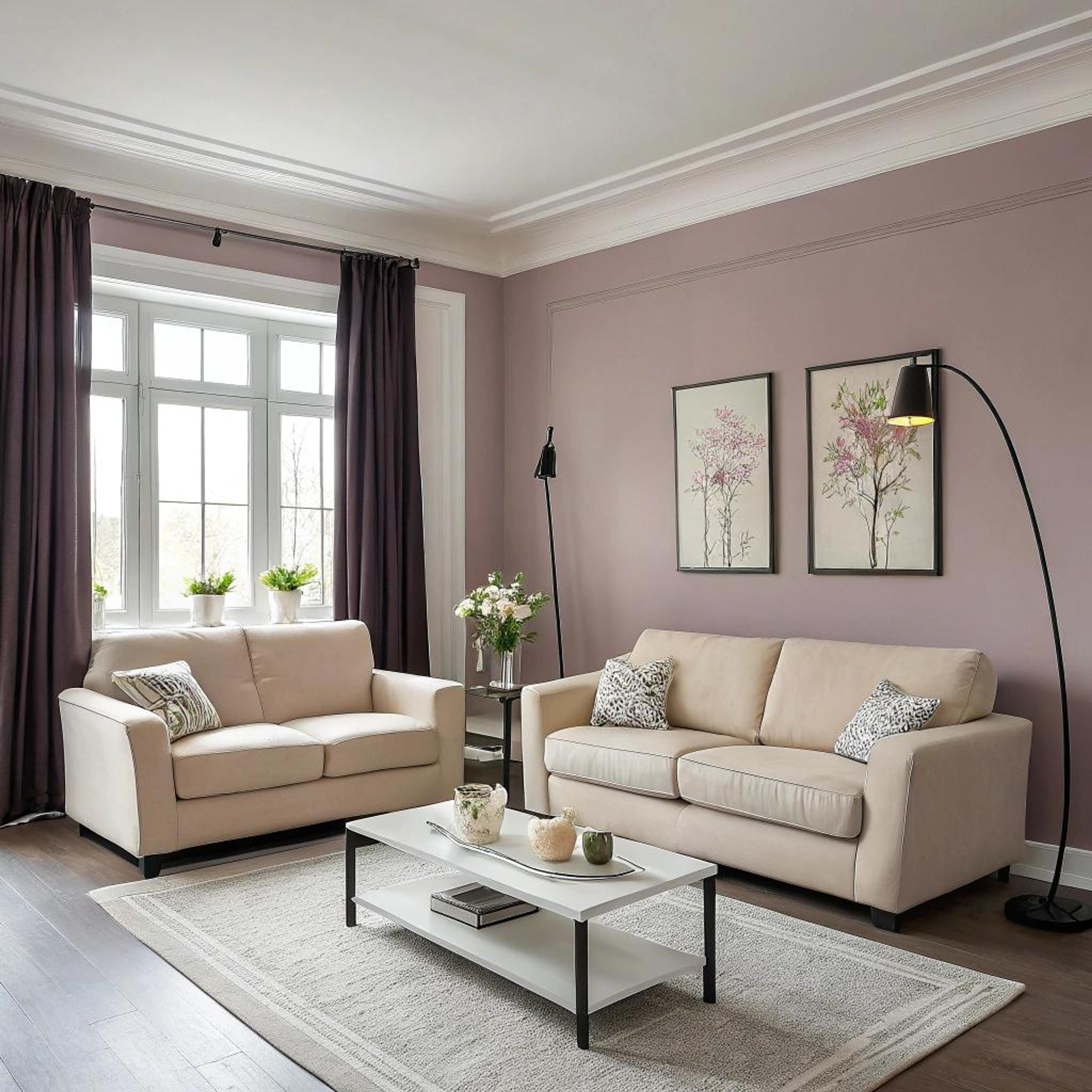Lavendelwanden met botanisch accent