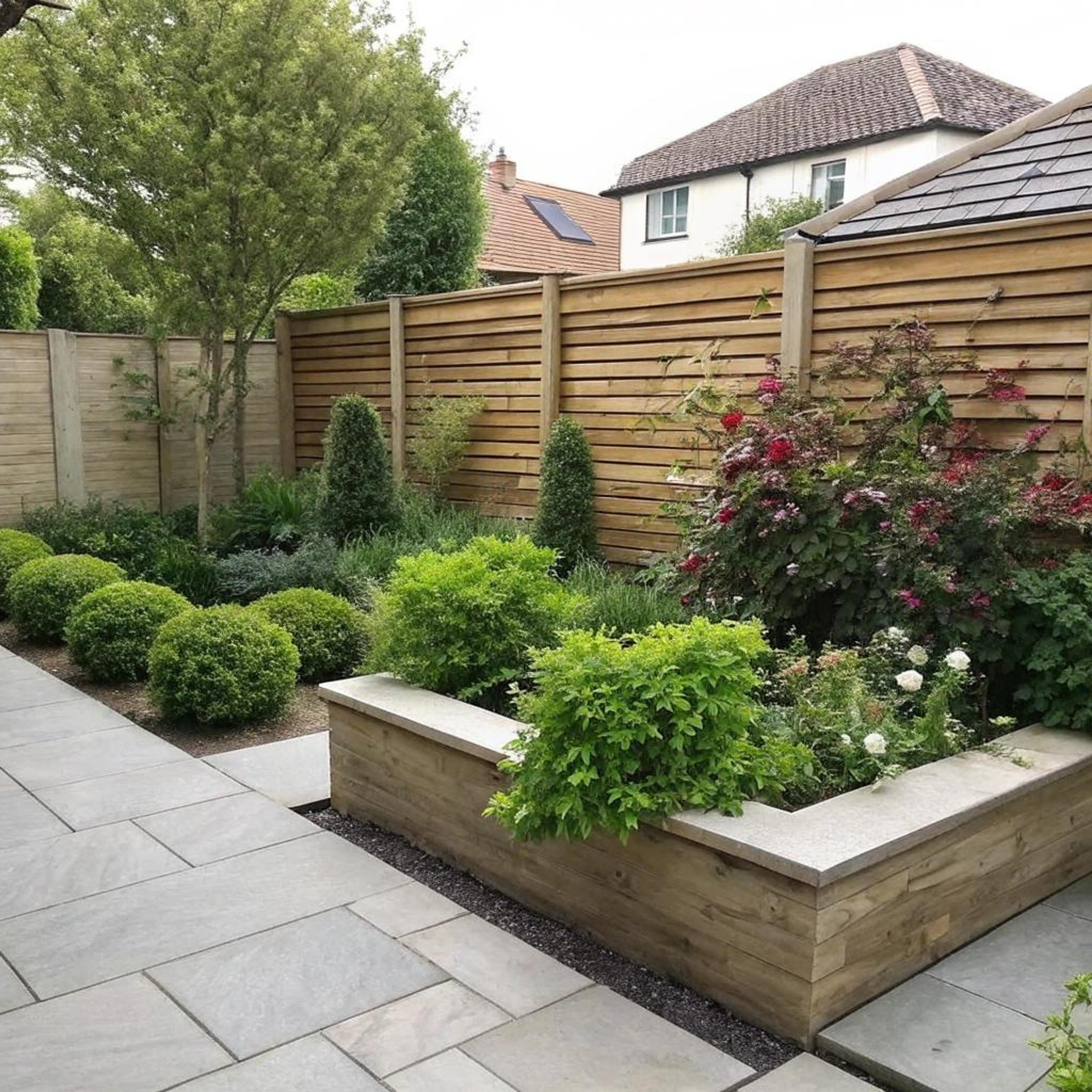 Hout en stenen als basis