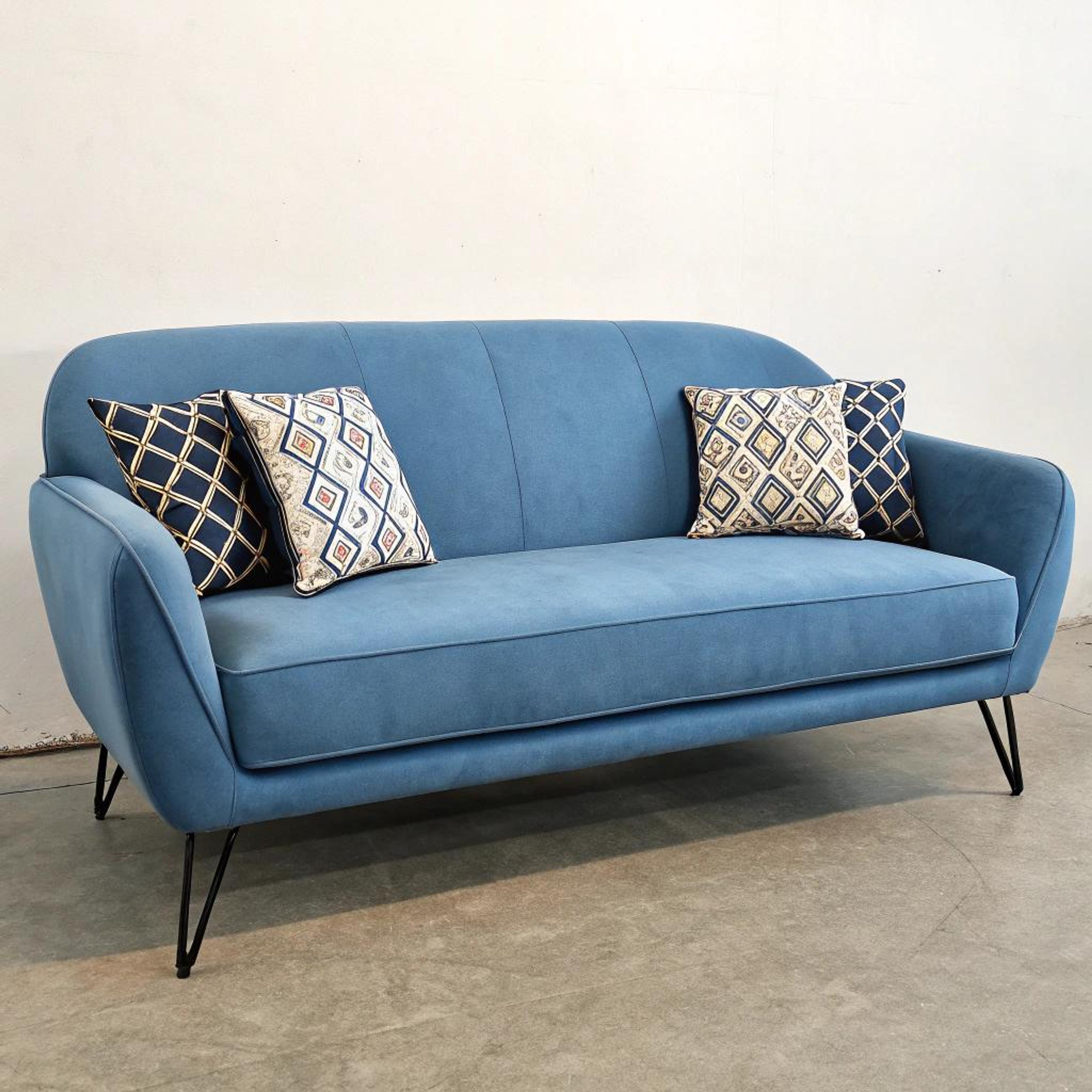 Industriële touch met geometrische kussens