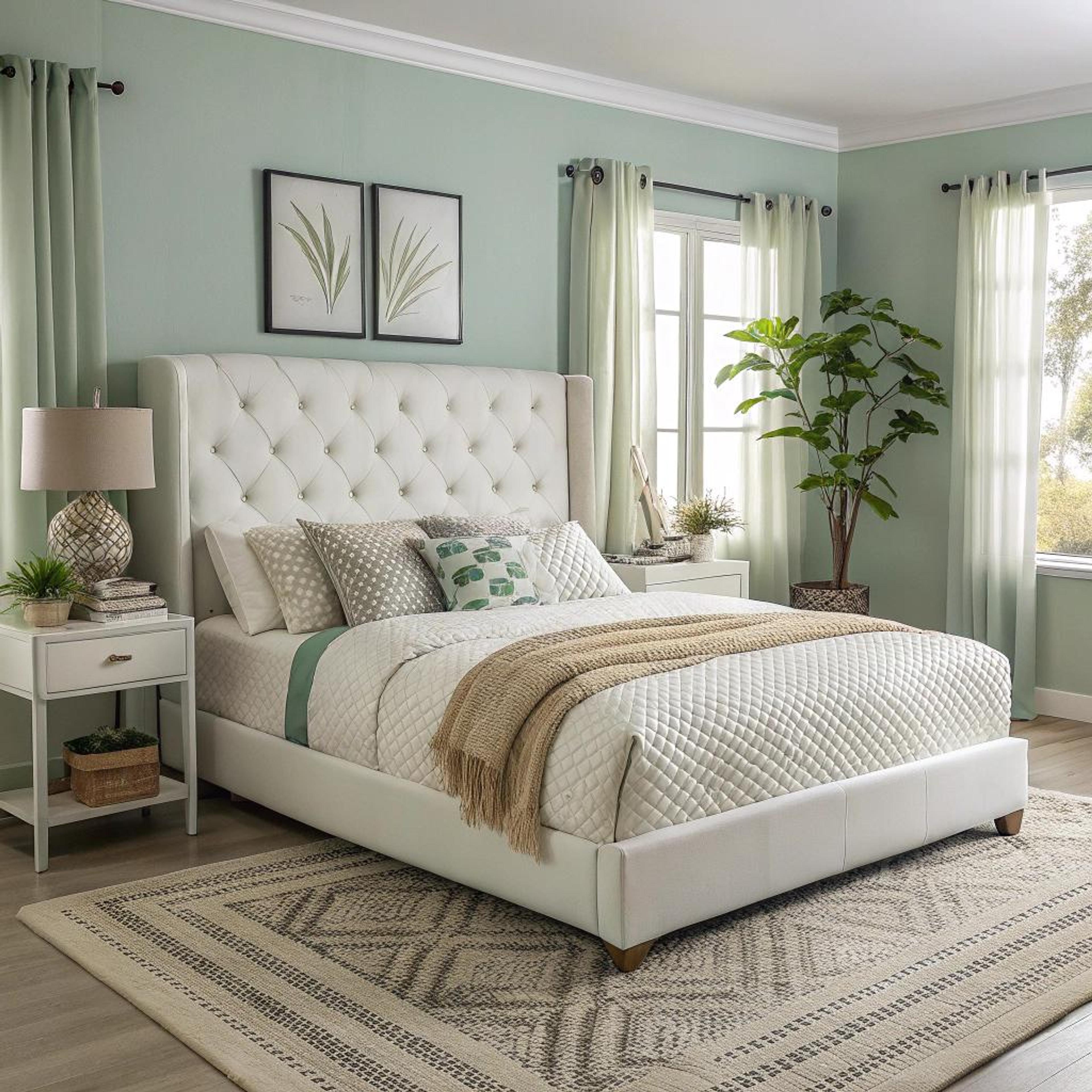 Groen en chic hoofdeinde